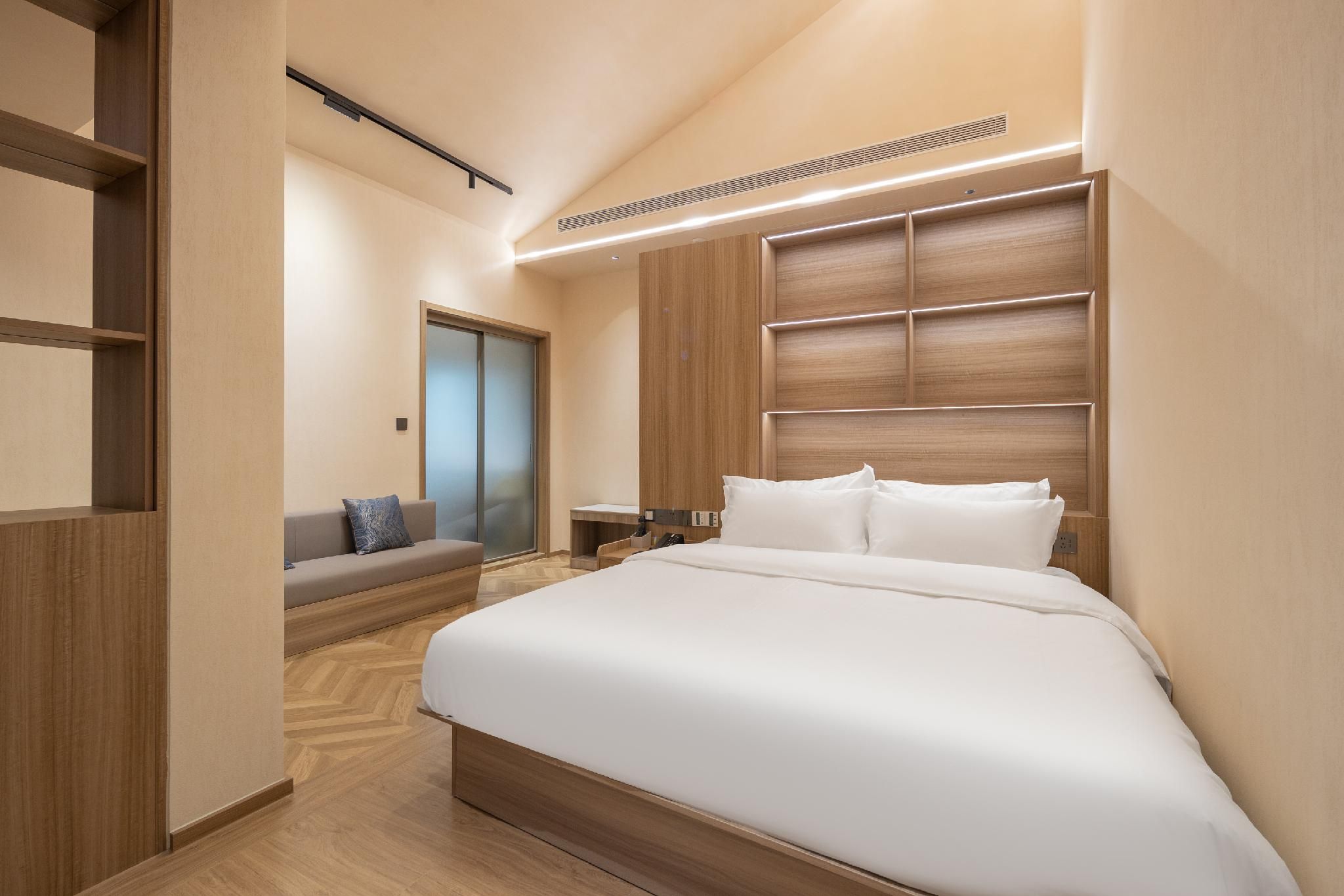 Floral Lux Hotel·· Changzhou Mountain Carp Peach Lavende - Ya Zhi Bed Room