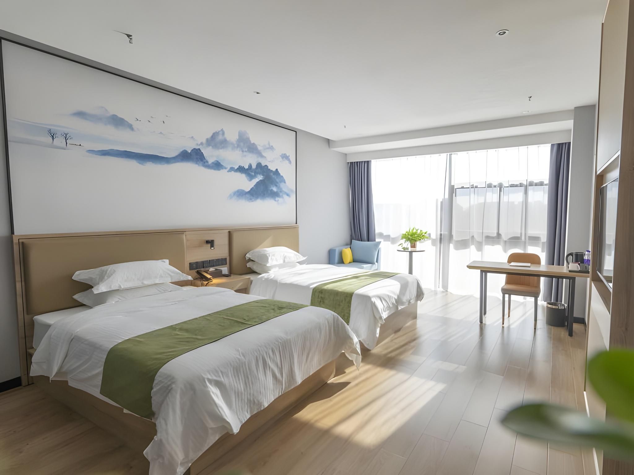 Green Tree Inn Chuzhou High-speed Railway Station Zhixuan Twin Business Room