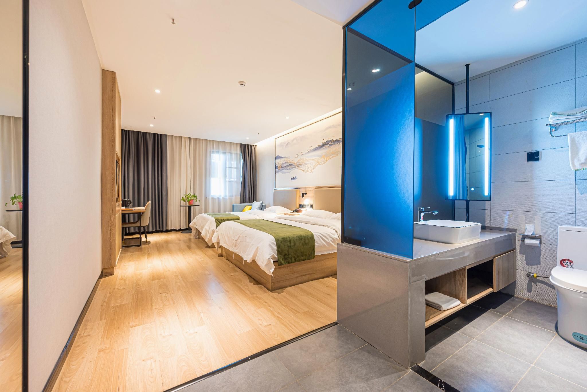 Green Tree Inn Chuzhou High-speed Railway Station Zhixuan Family Room