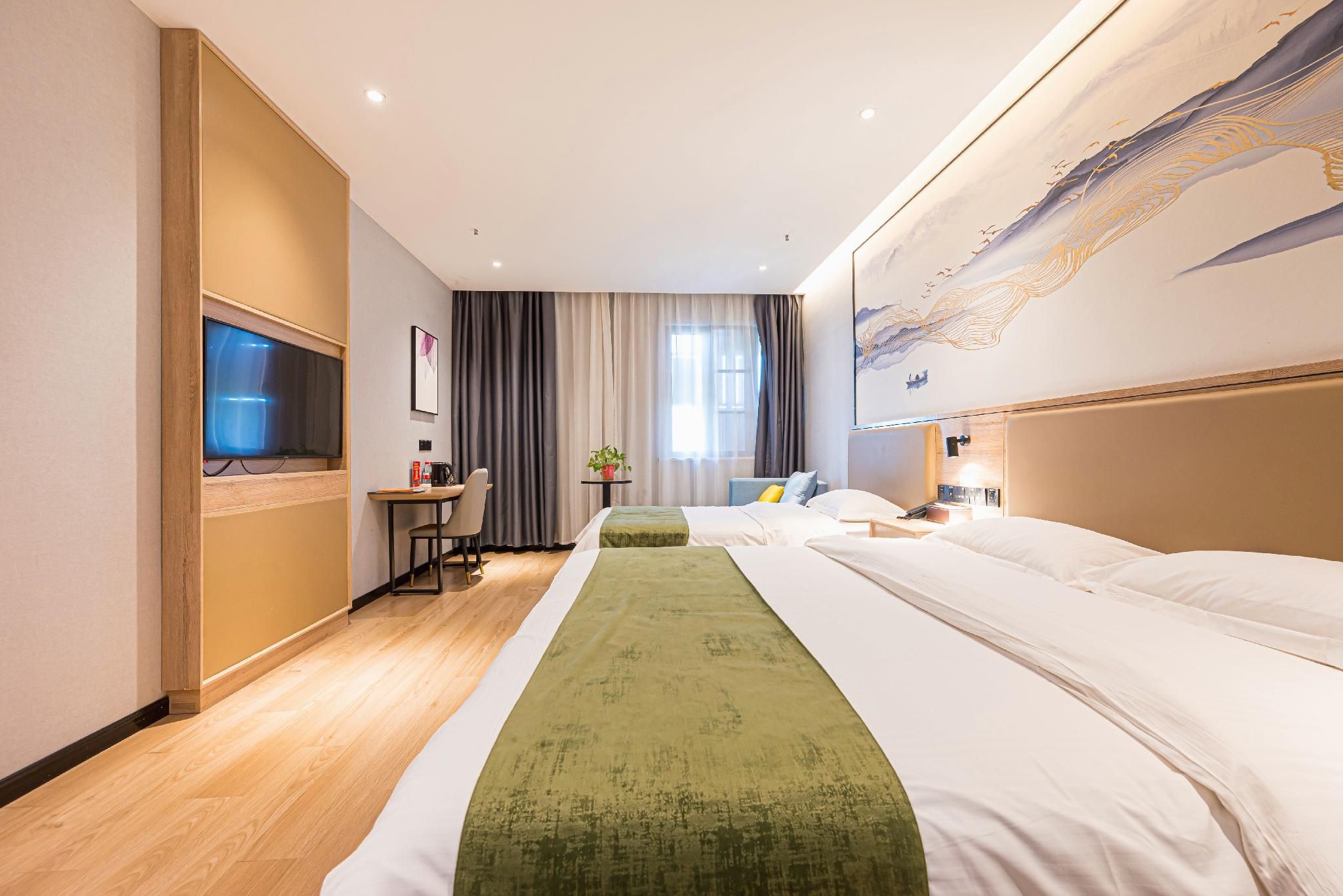Green Tree Inn Chuzhou High-speed Railway Station Zhixuan Family Room 2