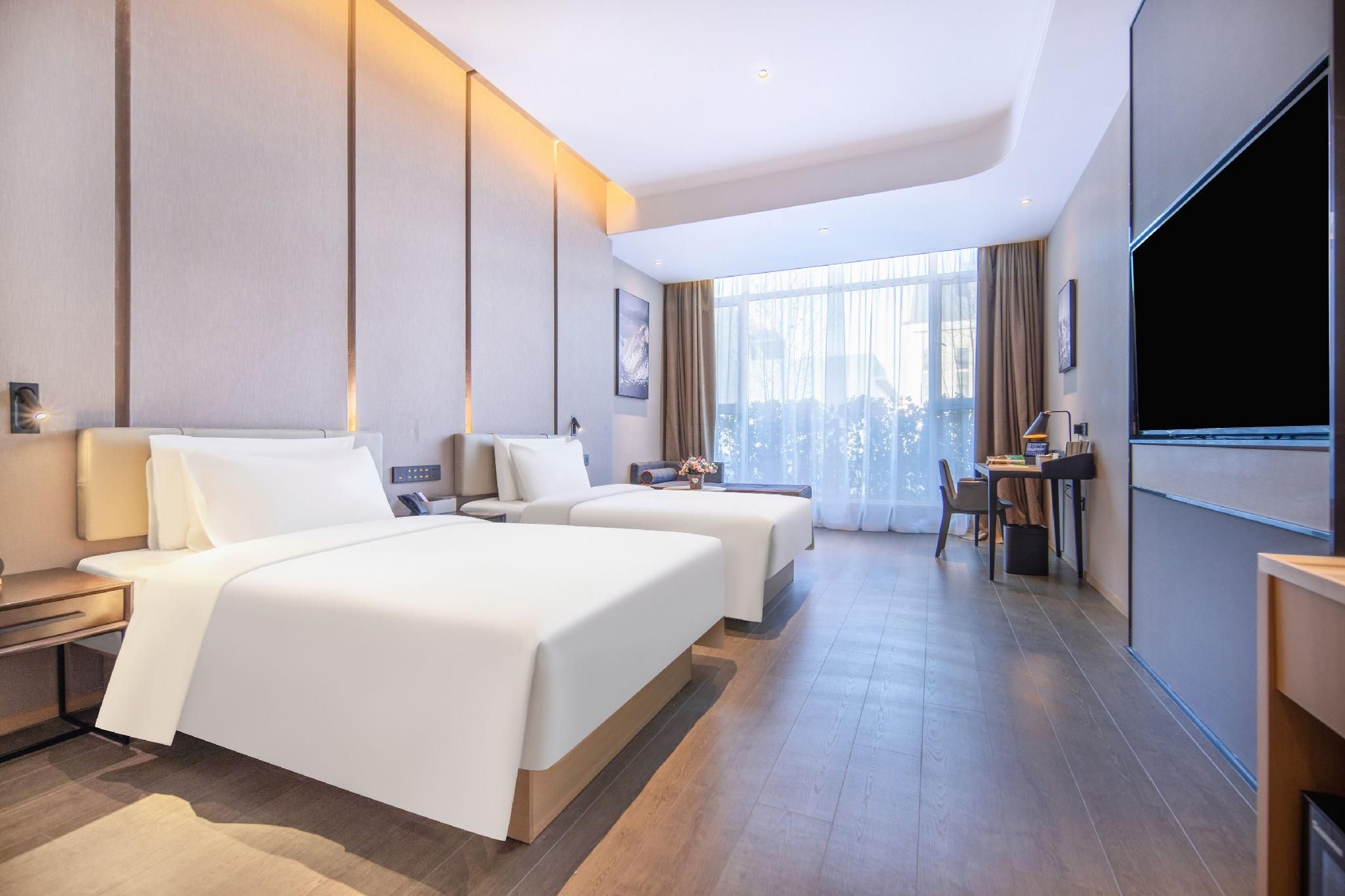 Atour Hotel Jincheng Gaoping High-speed ​​Railway East Station Atour - Elegant Twin Bed Room