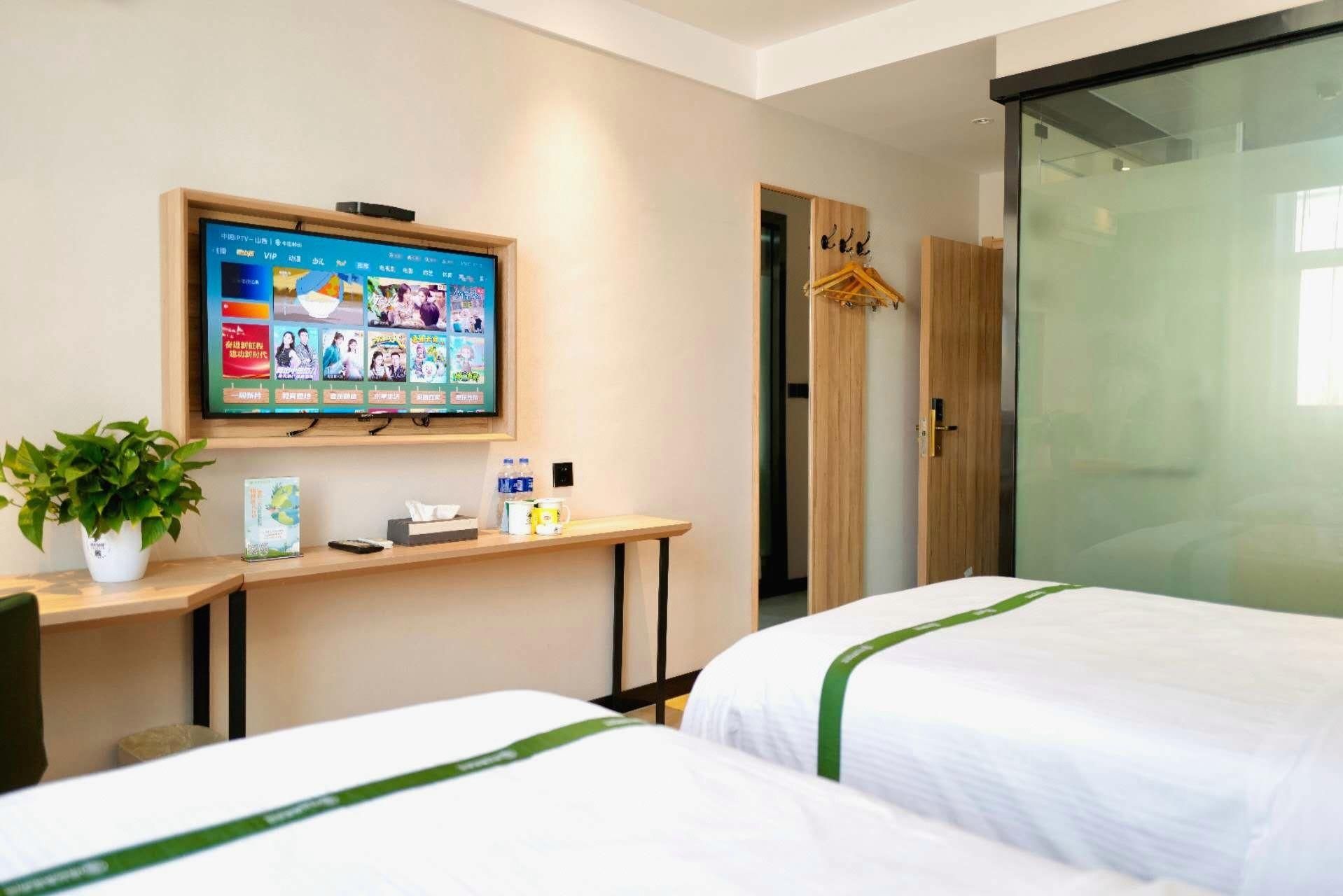 GreenTree Inn Jincheng Long-distance Bus Station Jianshe Road Express Hotel 2 Bed Twin Superior Room 2