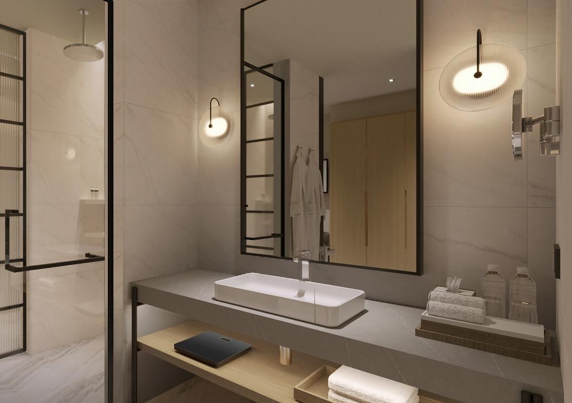 Deluxe, Guest room, 1 King, Skyline view