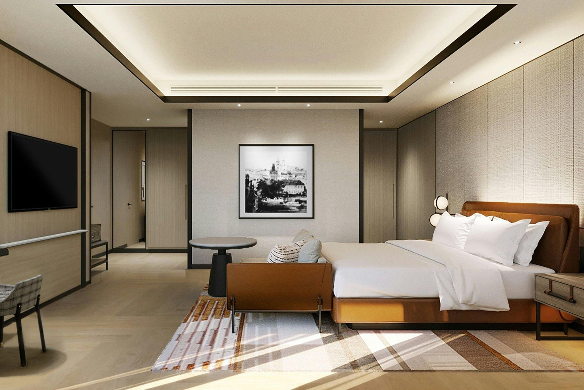 Deluxe Suite, Club lounge access, Suite, 1 King