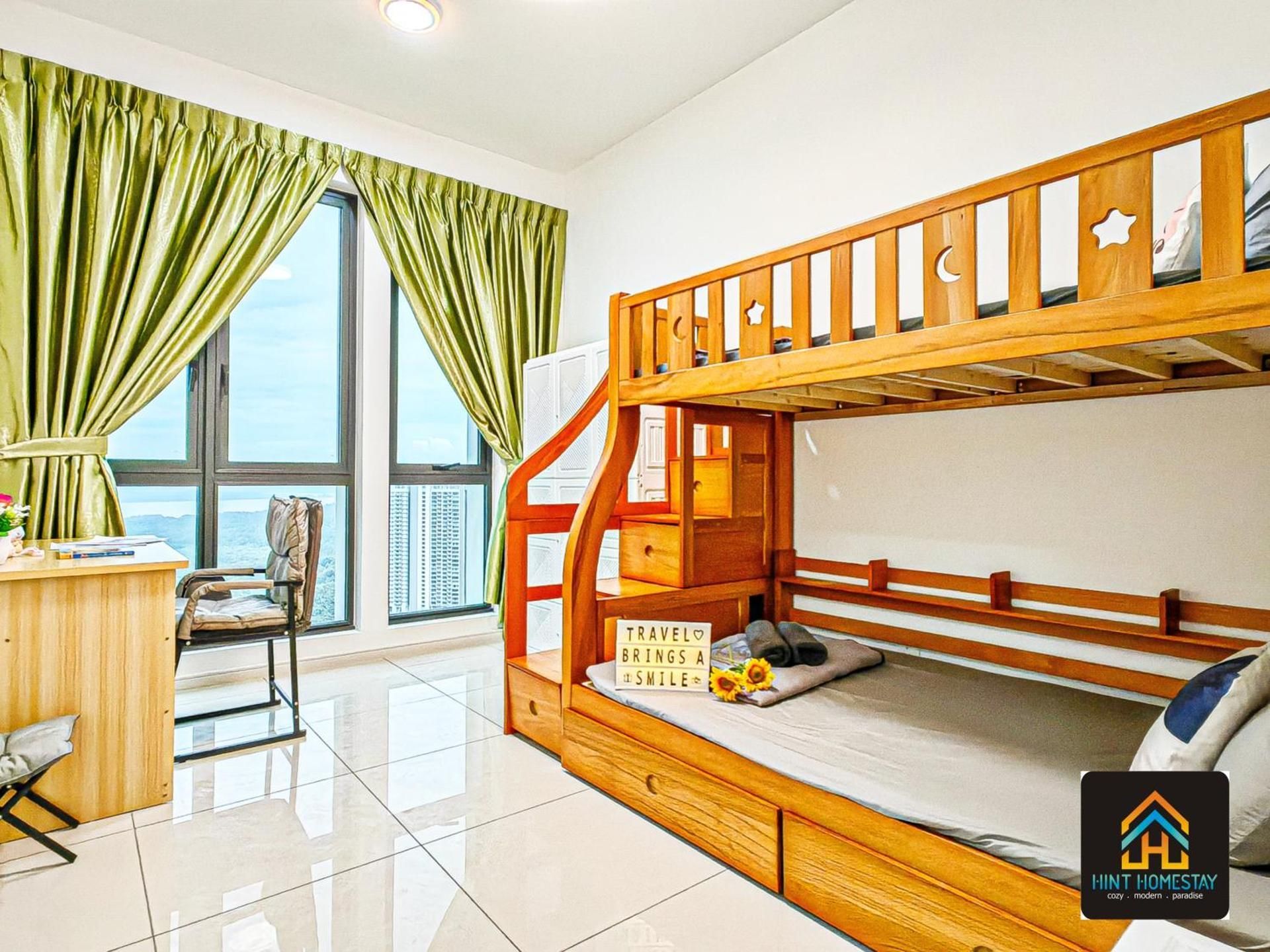 Three-Bedroom Apartment with View