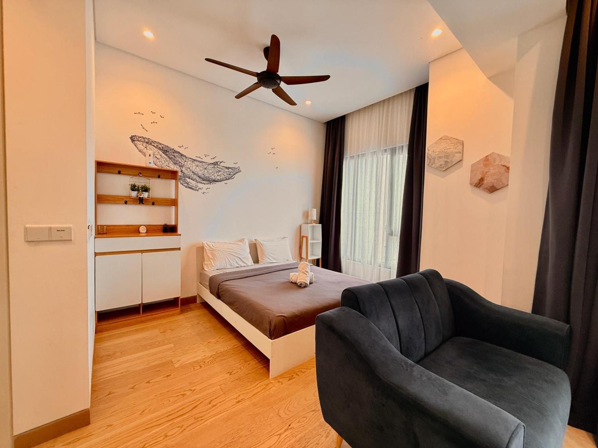 Studio with Balcony