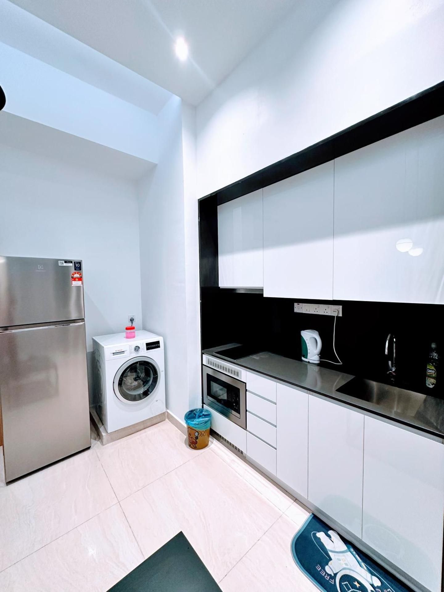 One-Bedroom Apartment with Balcony and City View