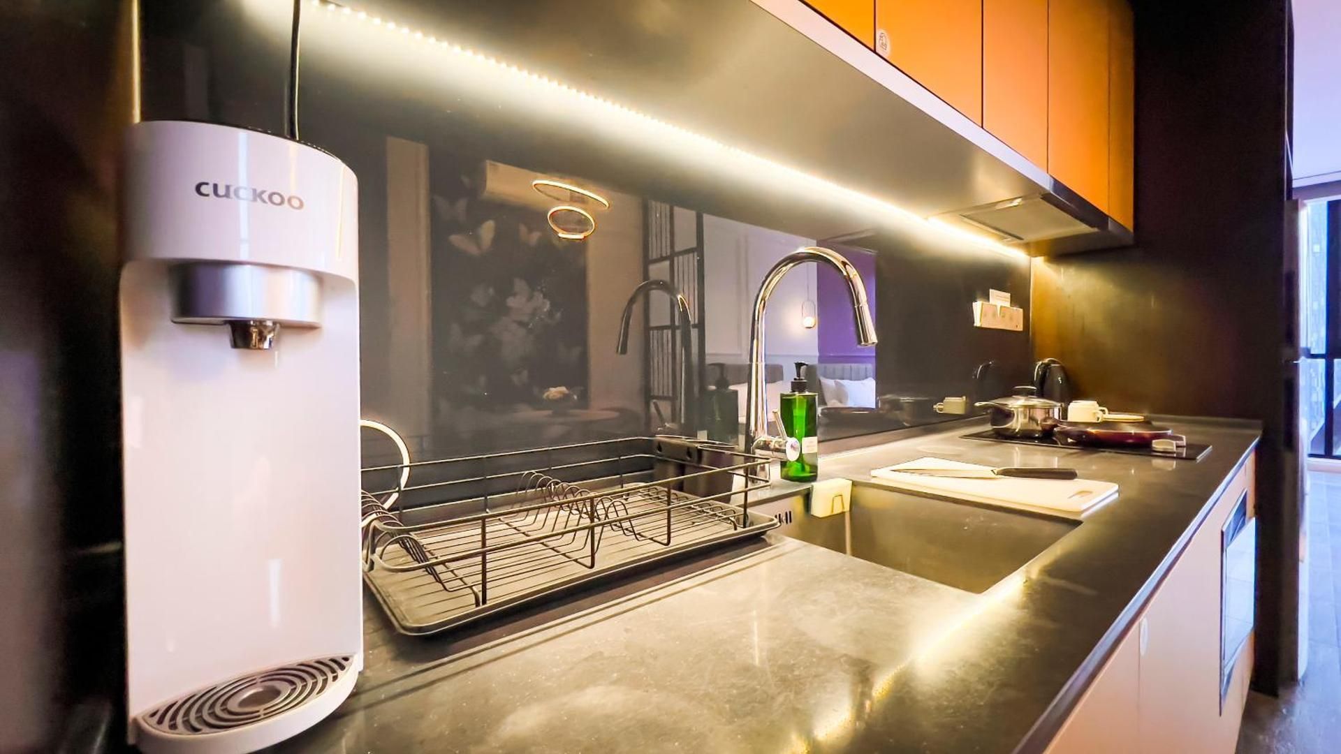 Deluxe One-Bedroom Apartment with City View