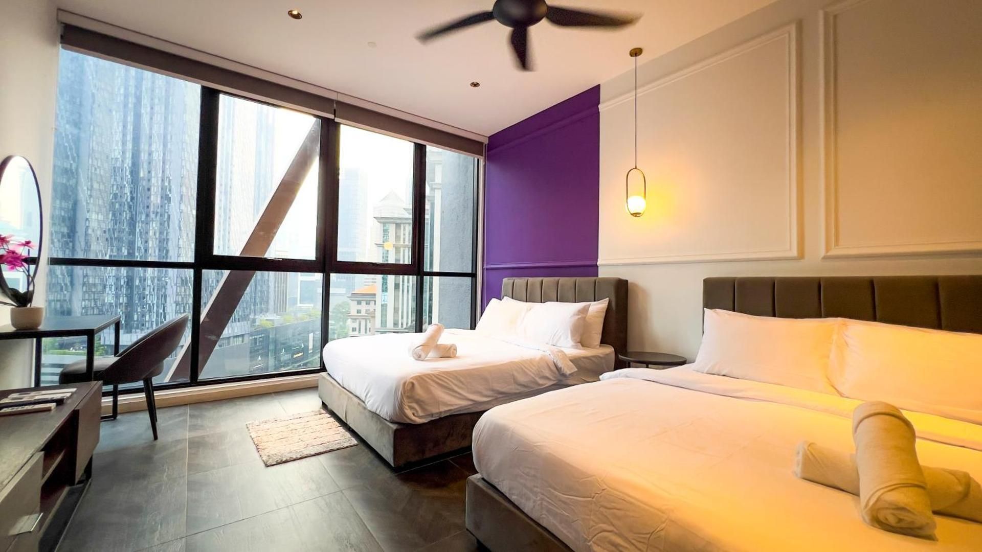 Deluxe One-Bedroom Apartment with City View