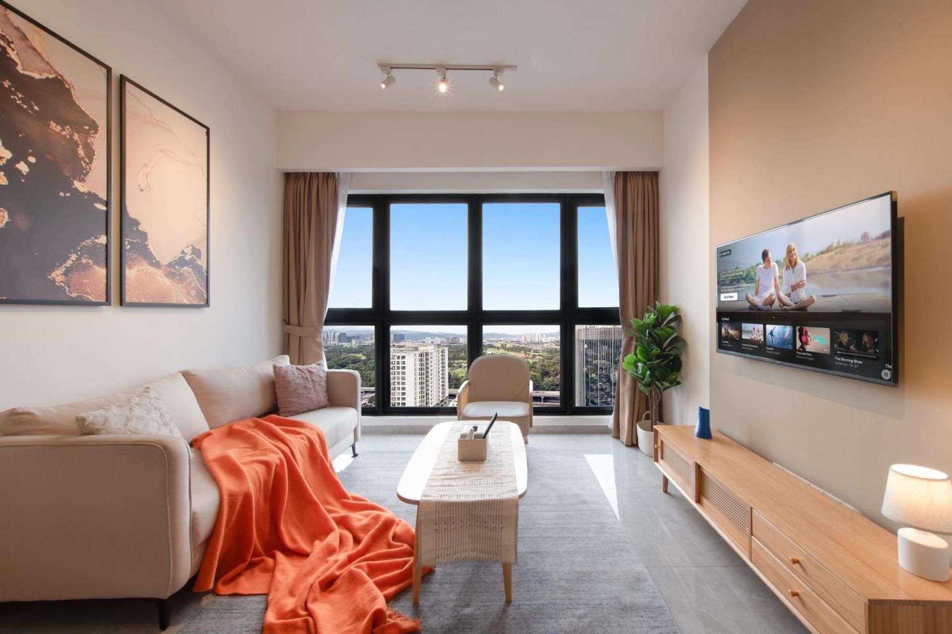 Agile Bukit Bintang Cityview 2BR Unit With 1Livingroom And 1Bathroom(Kitchen/ Refrigerator/Washer-Dryer/Parking Space/Garden Pool)