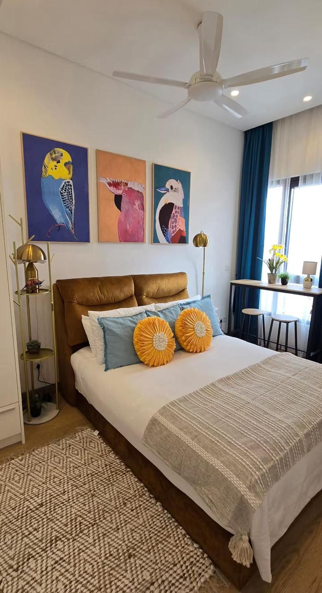 Deluxe One-Bedroom Apartment with City View