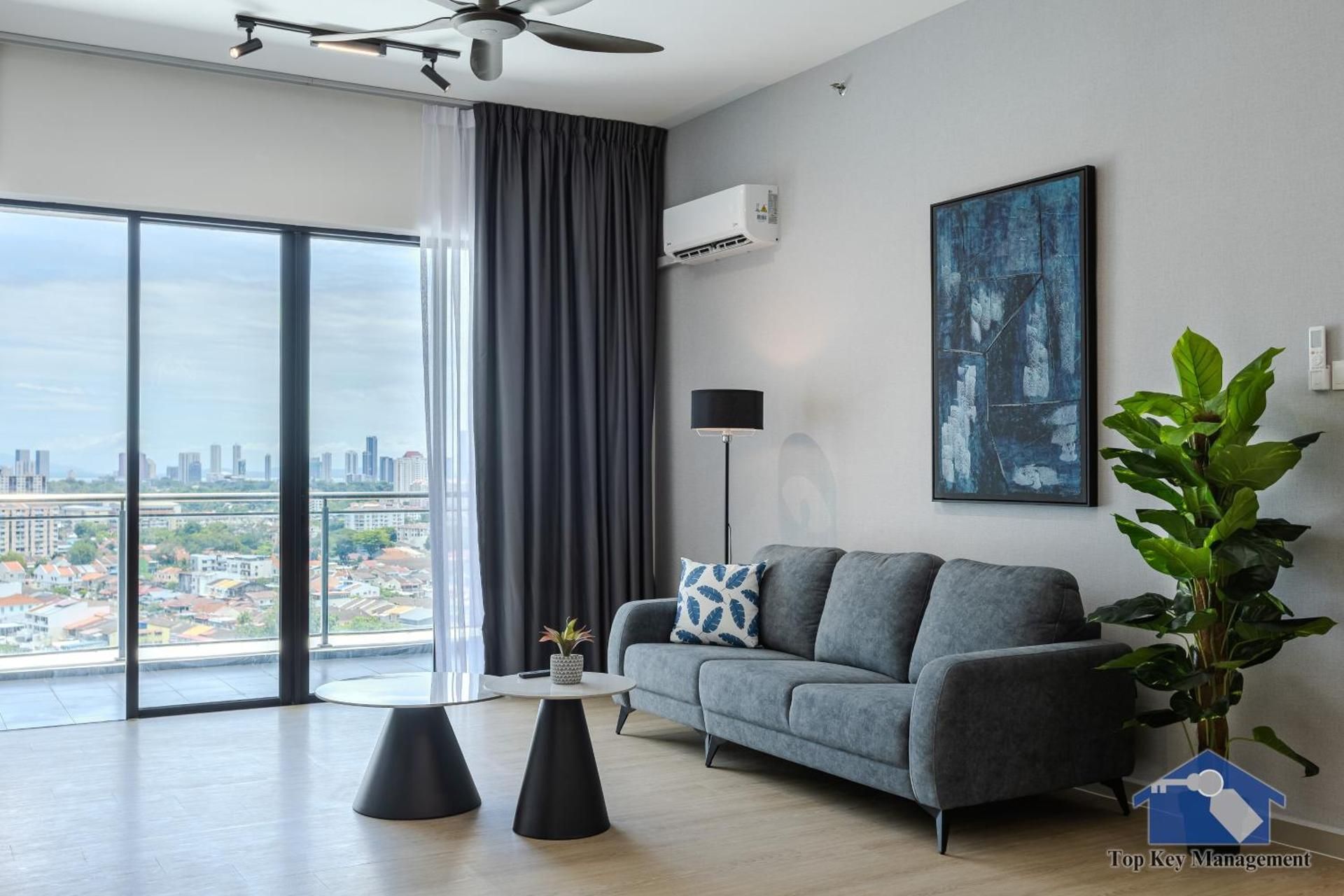 Three-Bedroom Apartment with View