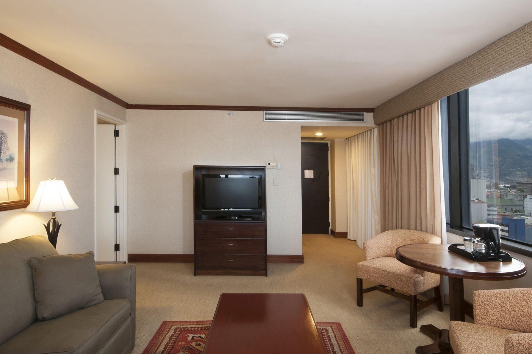 Executive Suite, 1 King, Sofa bed, City view