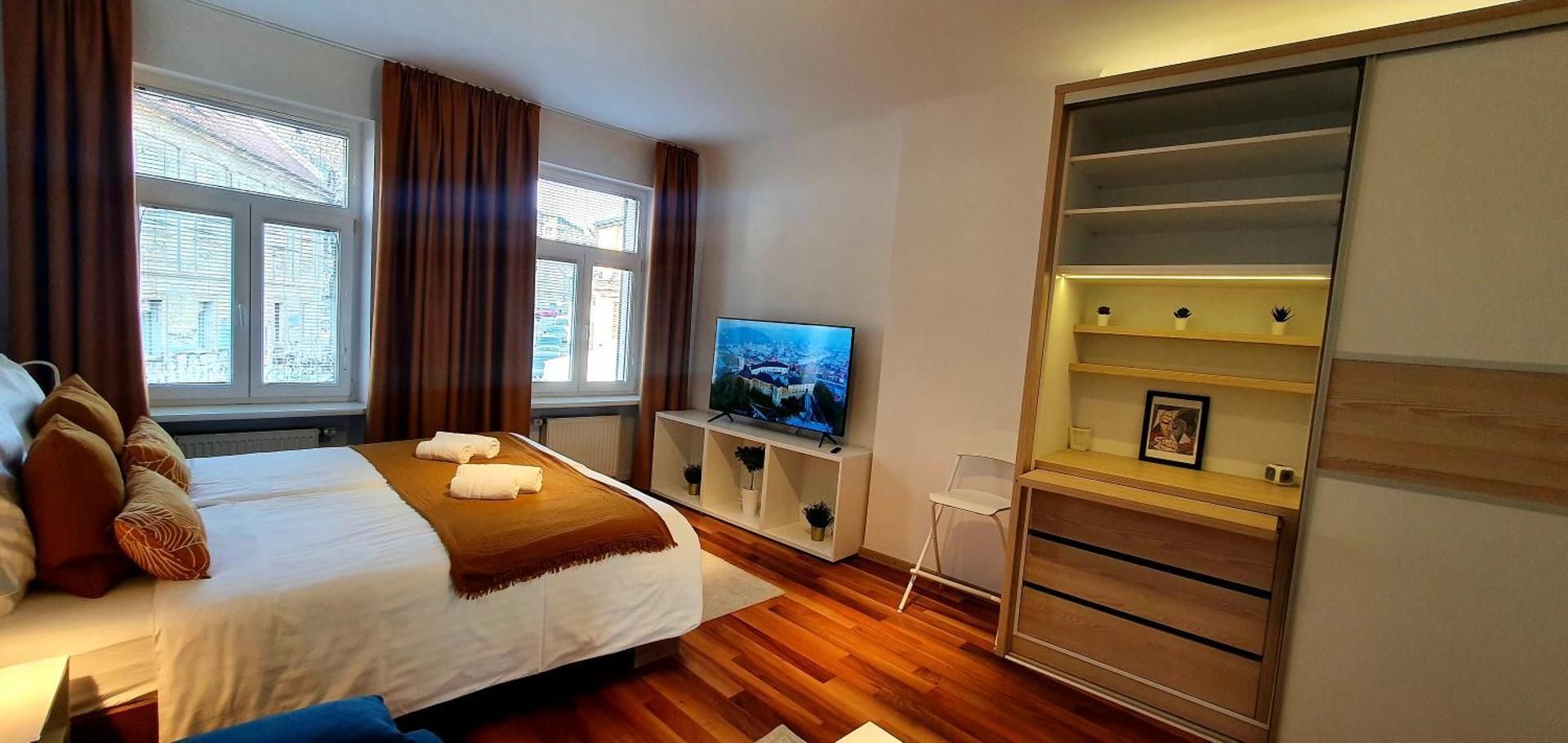 Studio with Balcony