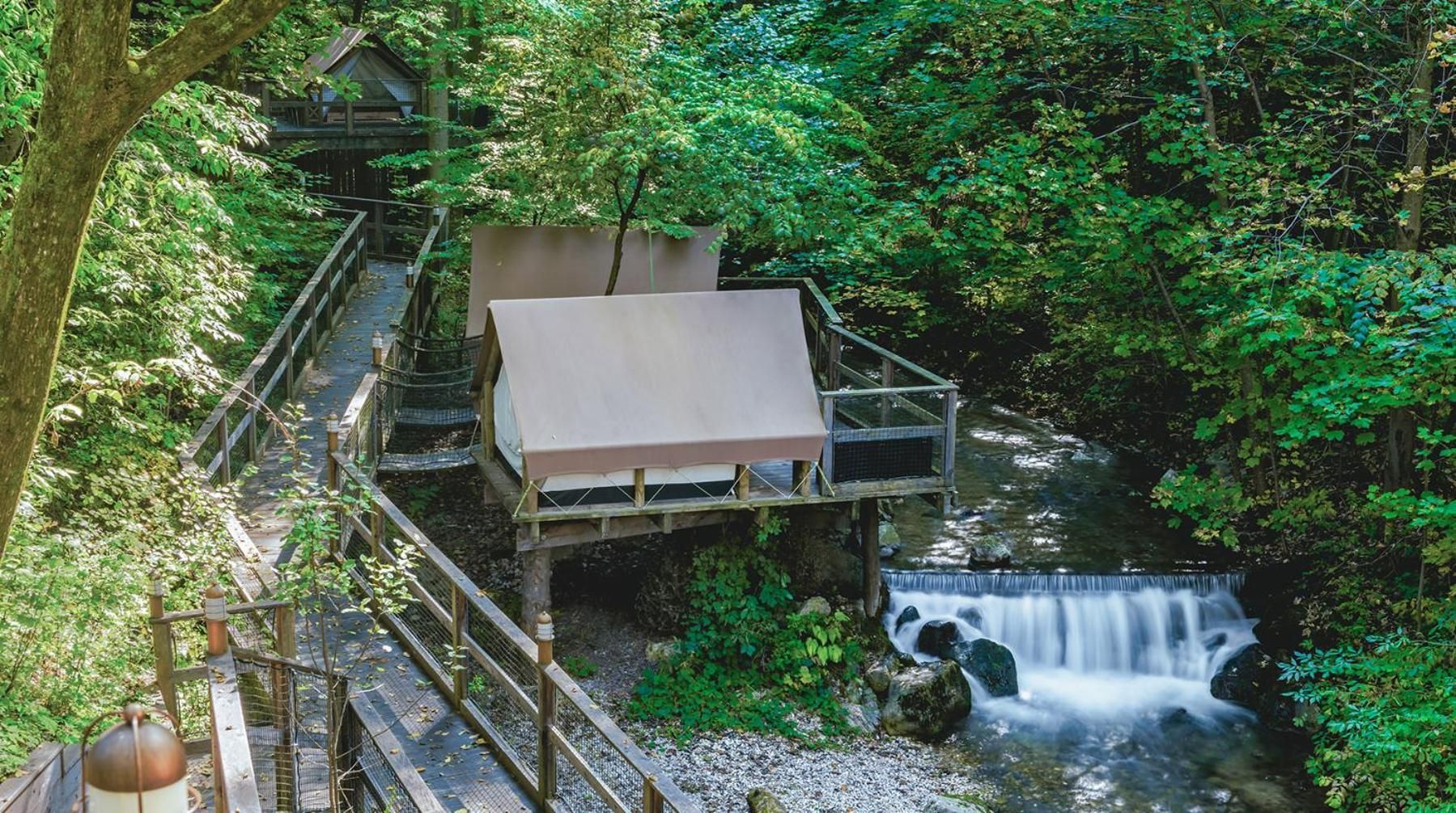 River Tent with Shared Bathroom