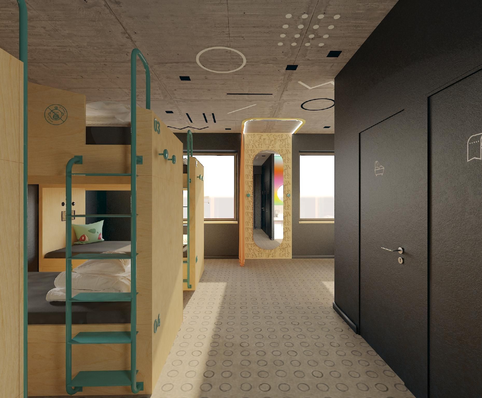 Bed in 4 Bed Mixed Dormitory