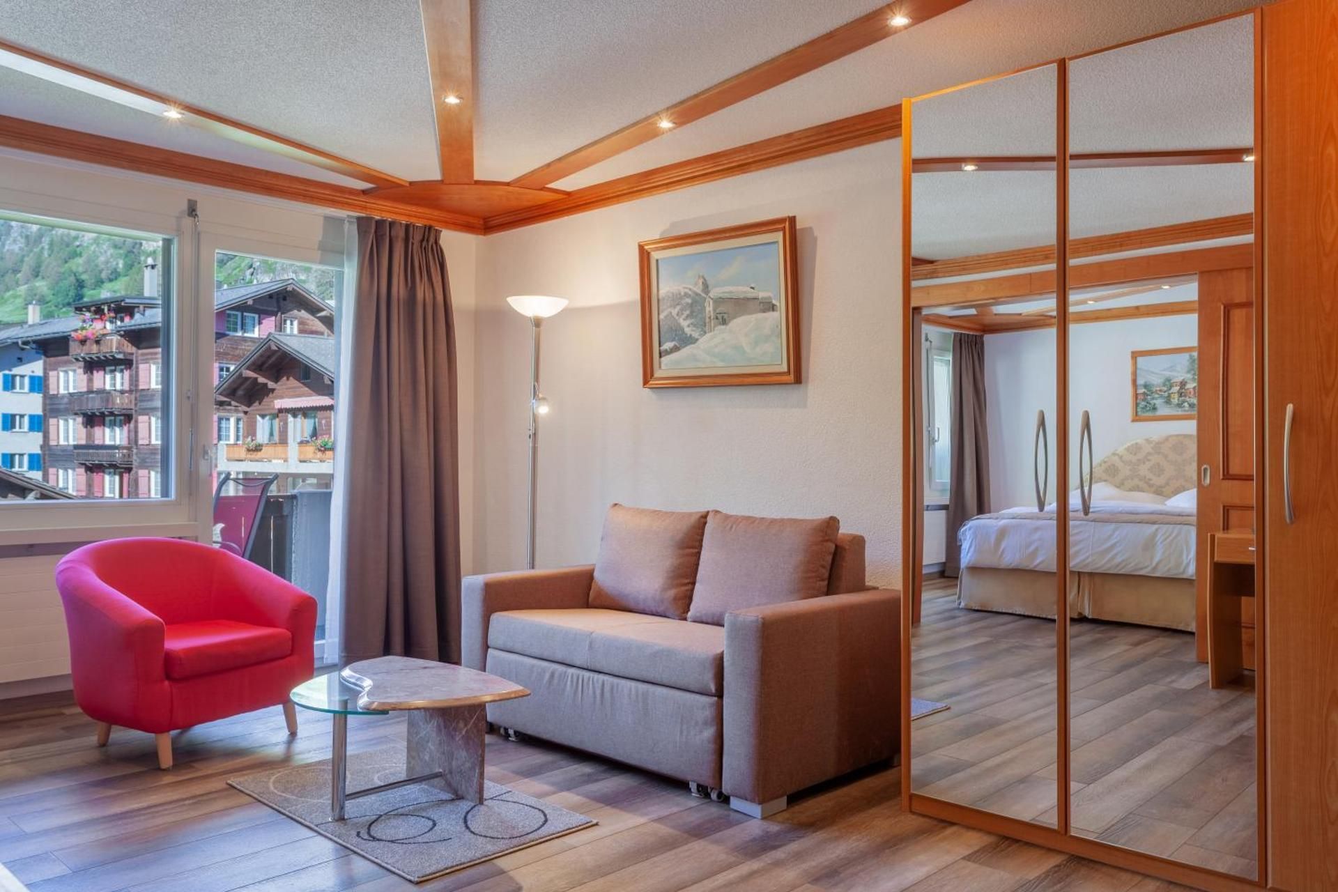 Hotel Beau Rivage Suite with Matterhorn View