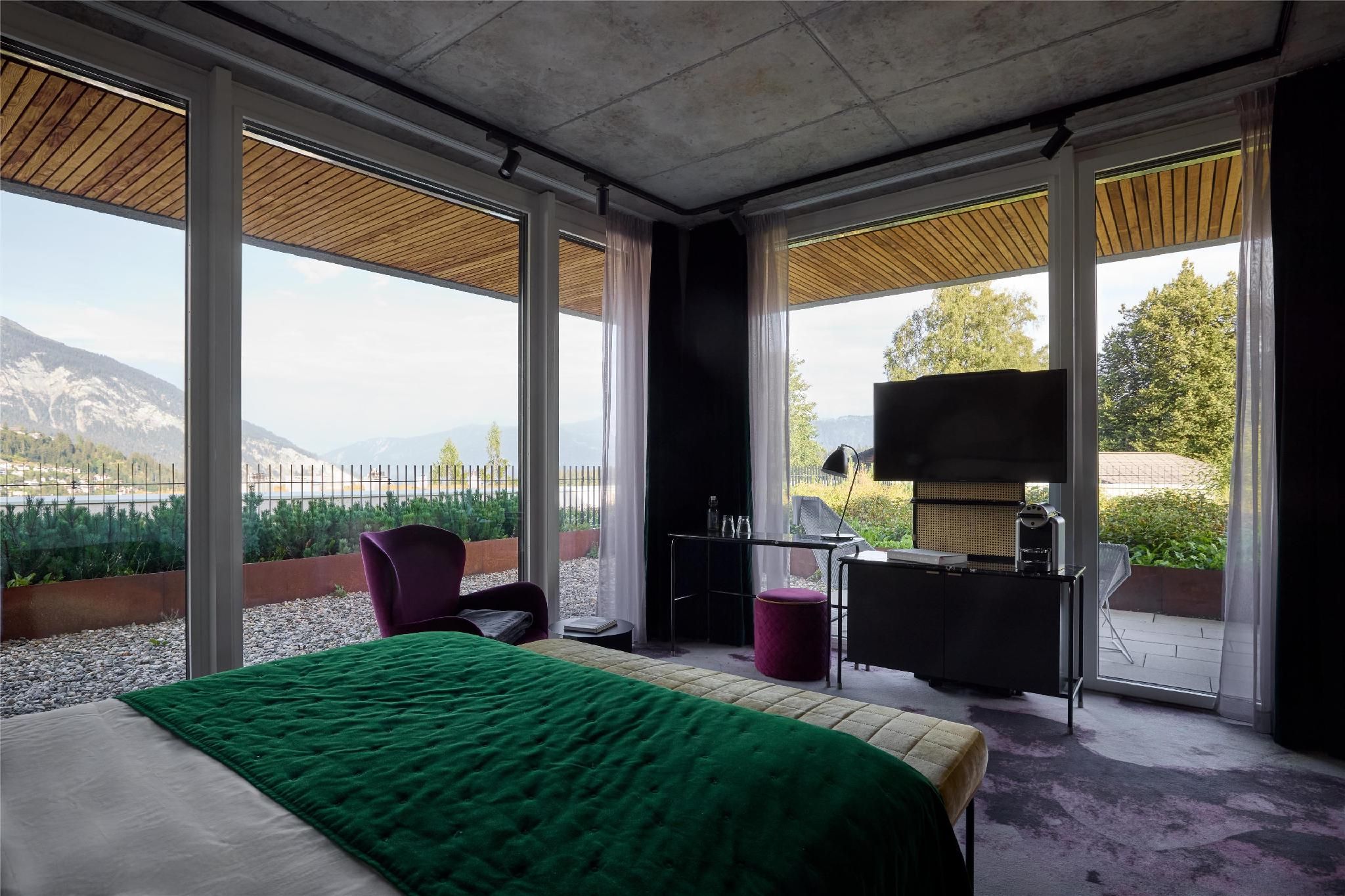 1 King Bed Mountain View