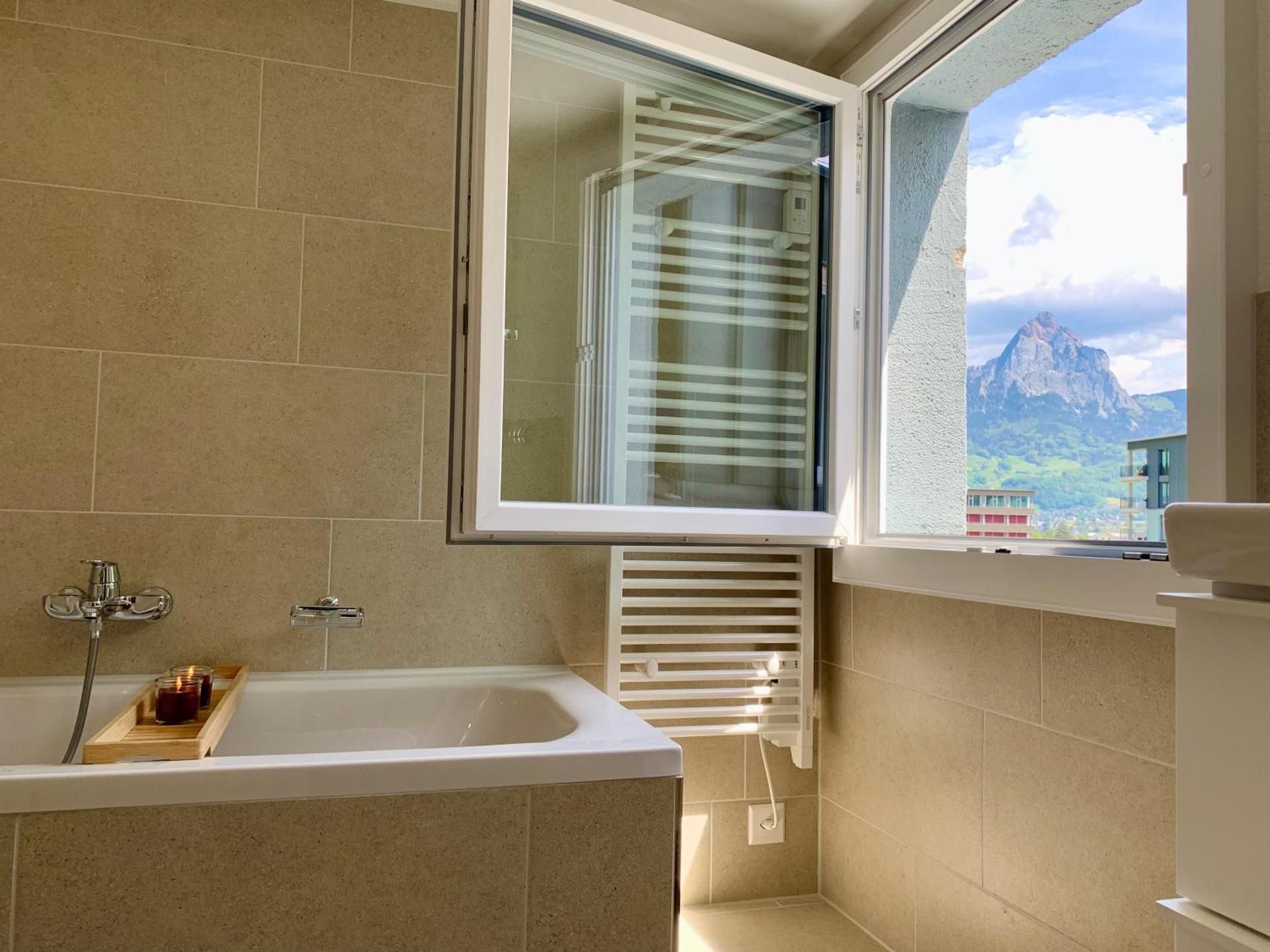 Two-Bedroom Apartment with Balcony and Terrace