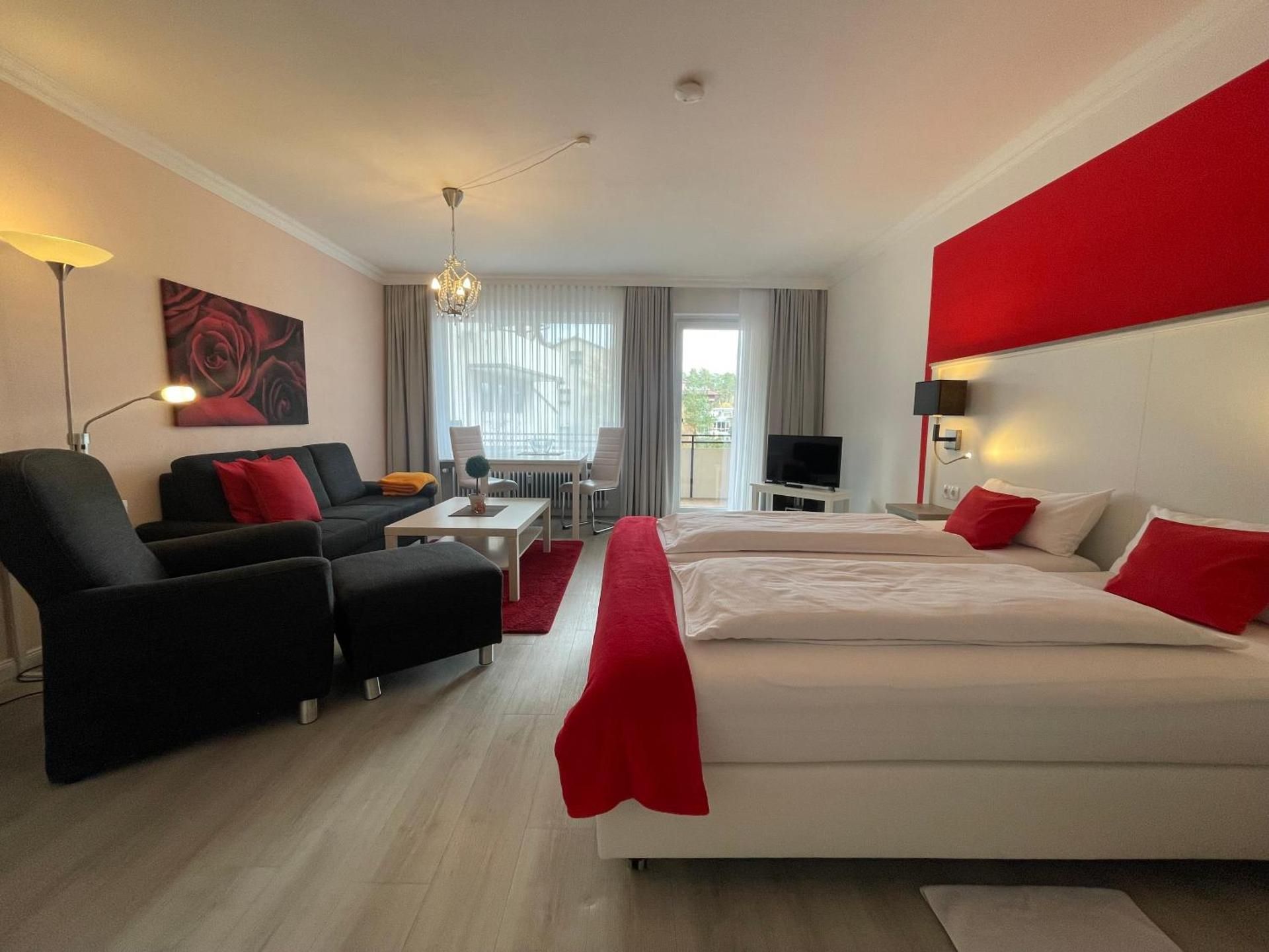 Comfort Apartment with Garden View and Loggia (2 Adults)