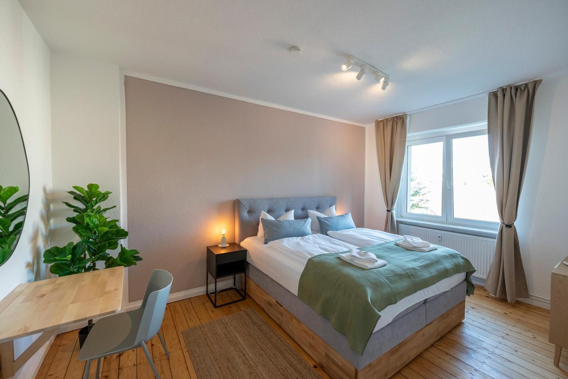 Two-Bedroom Apartment with Balcony