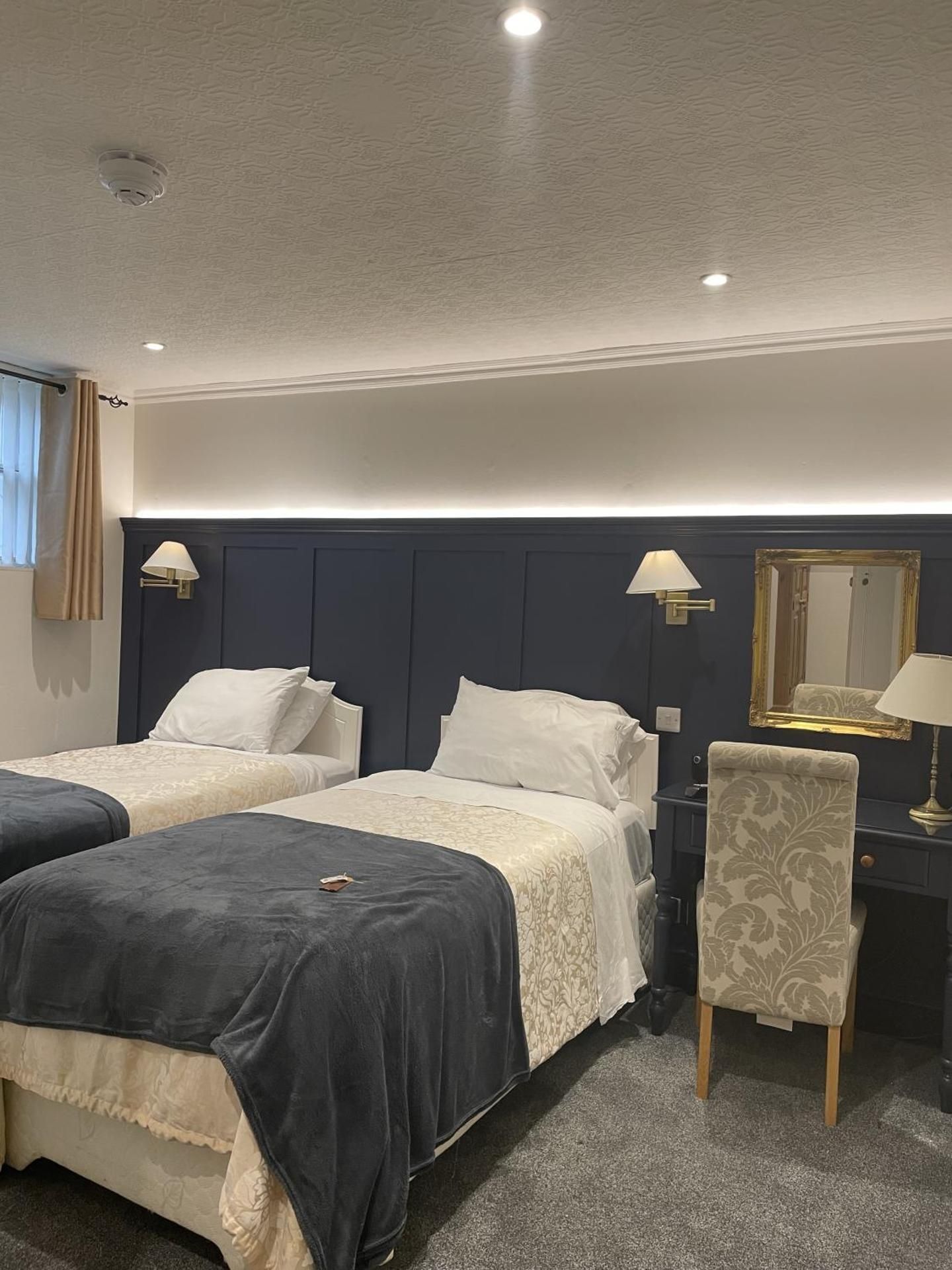 Small Semi-Basement Twin Room