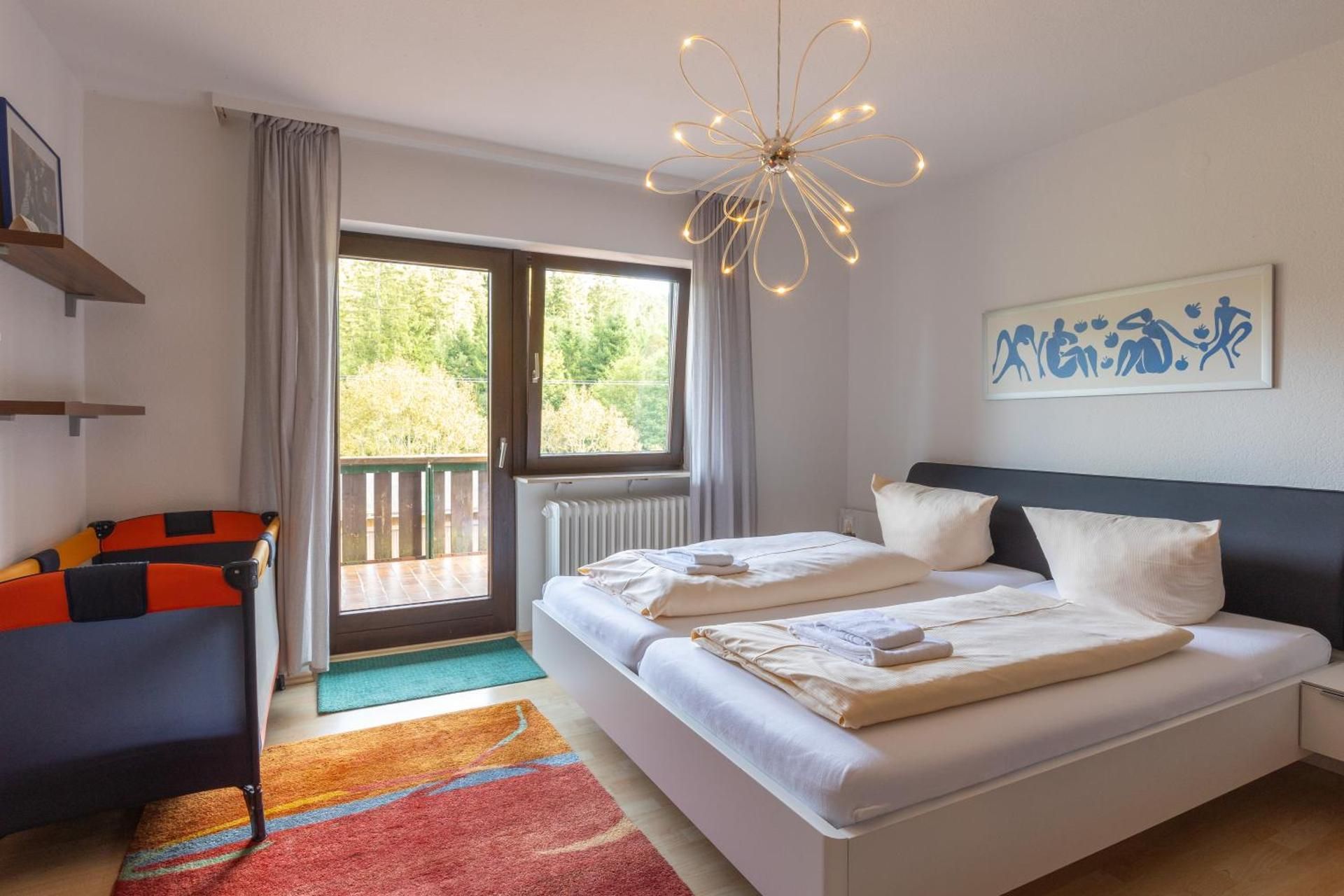 Three-Bedroom Apartment with Balcony