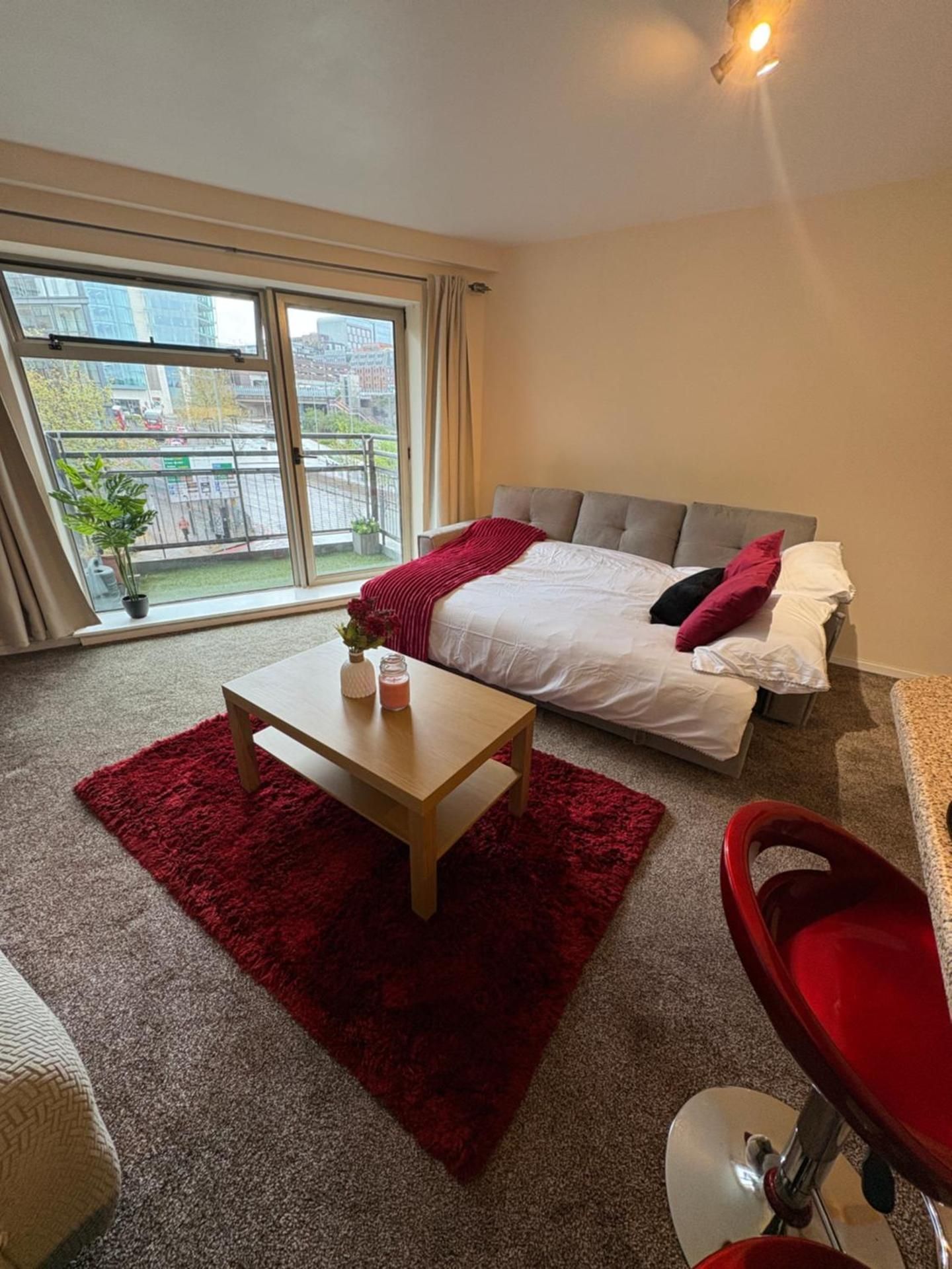 Two-Bedroom Apartment with Balcony