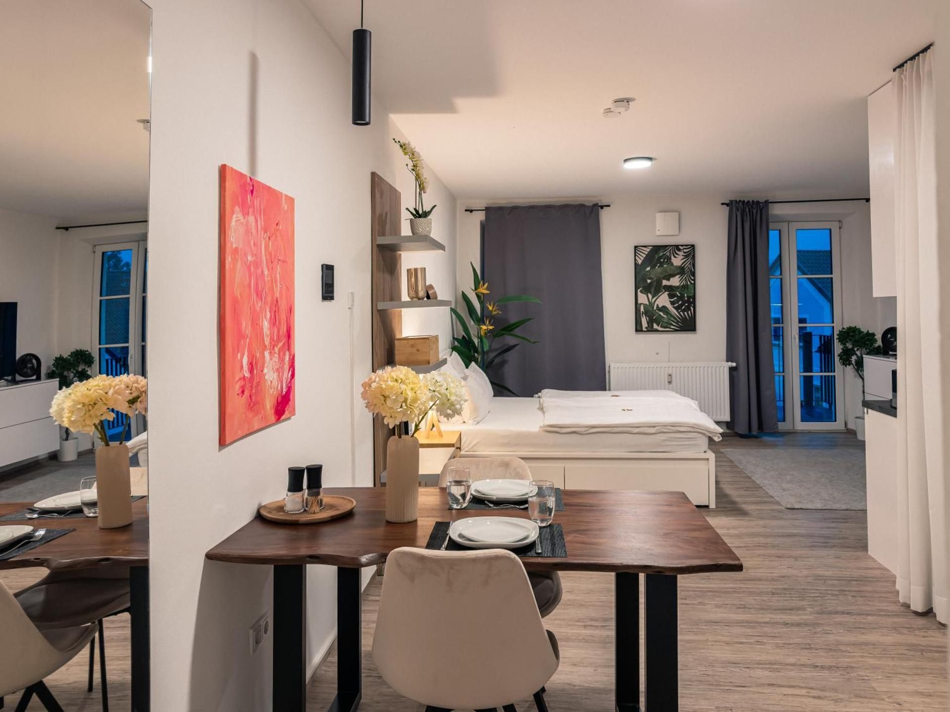 Studio Apartment with Balcony