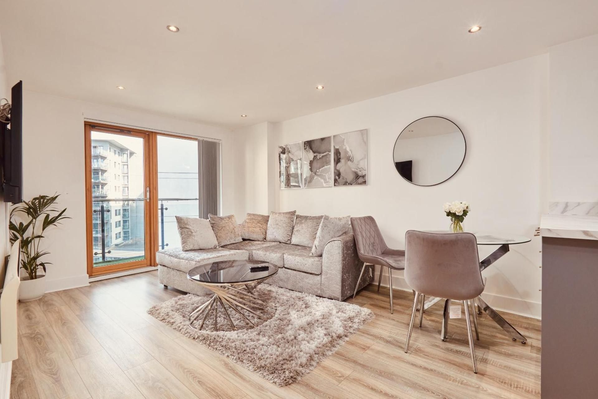 One-Bedroom Apartment with River View