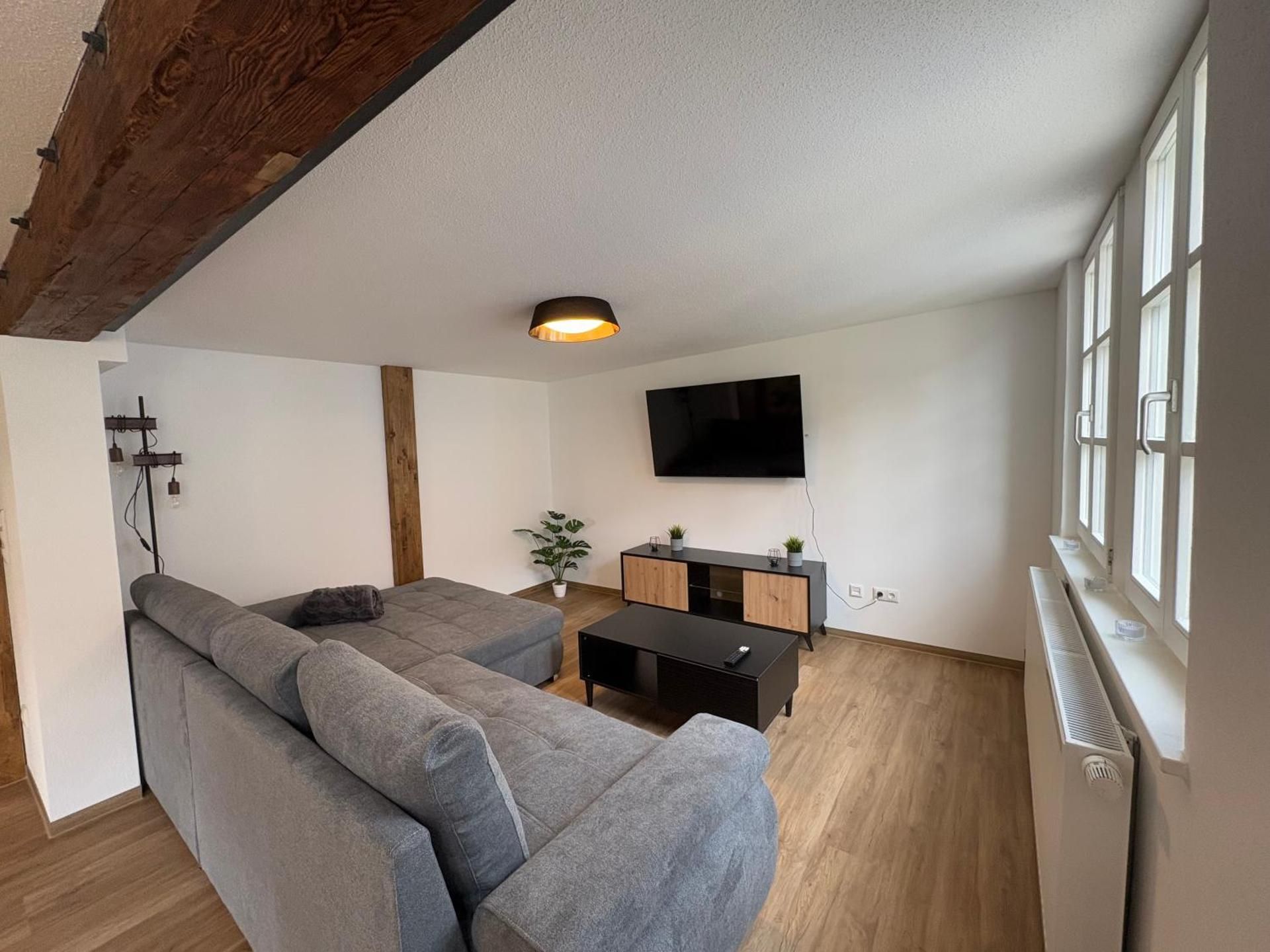 One-Bedroom Apartment with Balcony and City View