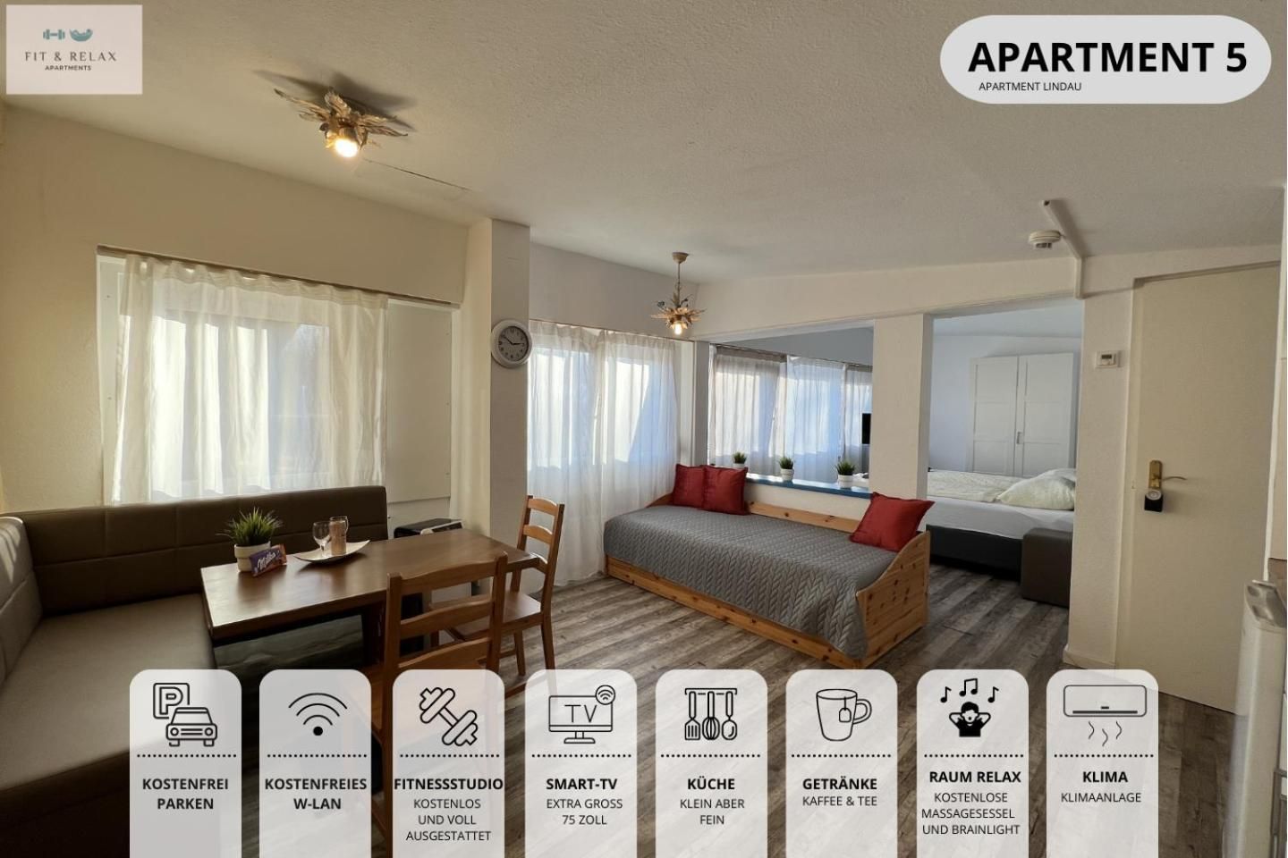 One-Bedroom Apartment with Kitchen and Bathroom
