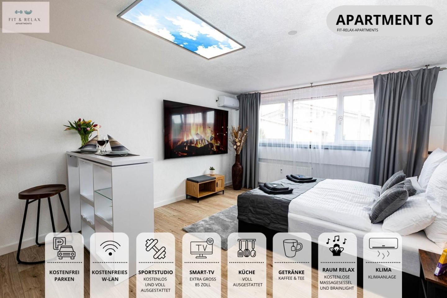 Basic Apartment with Kitchen and Bathroom