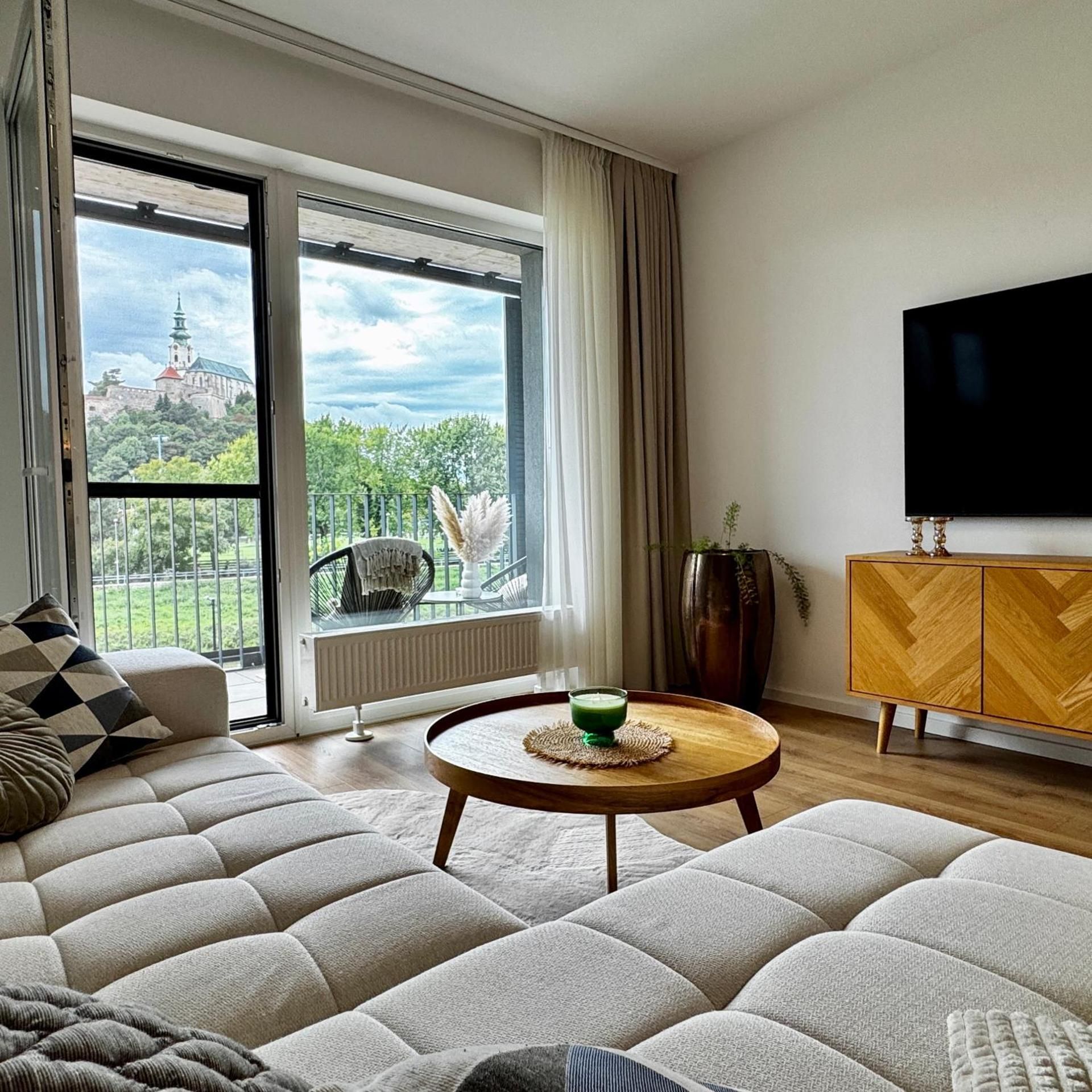 Deluxe One-Bedroom Apartment with City View