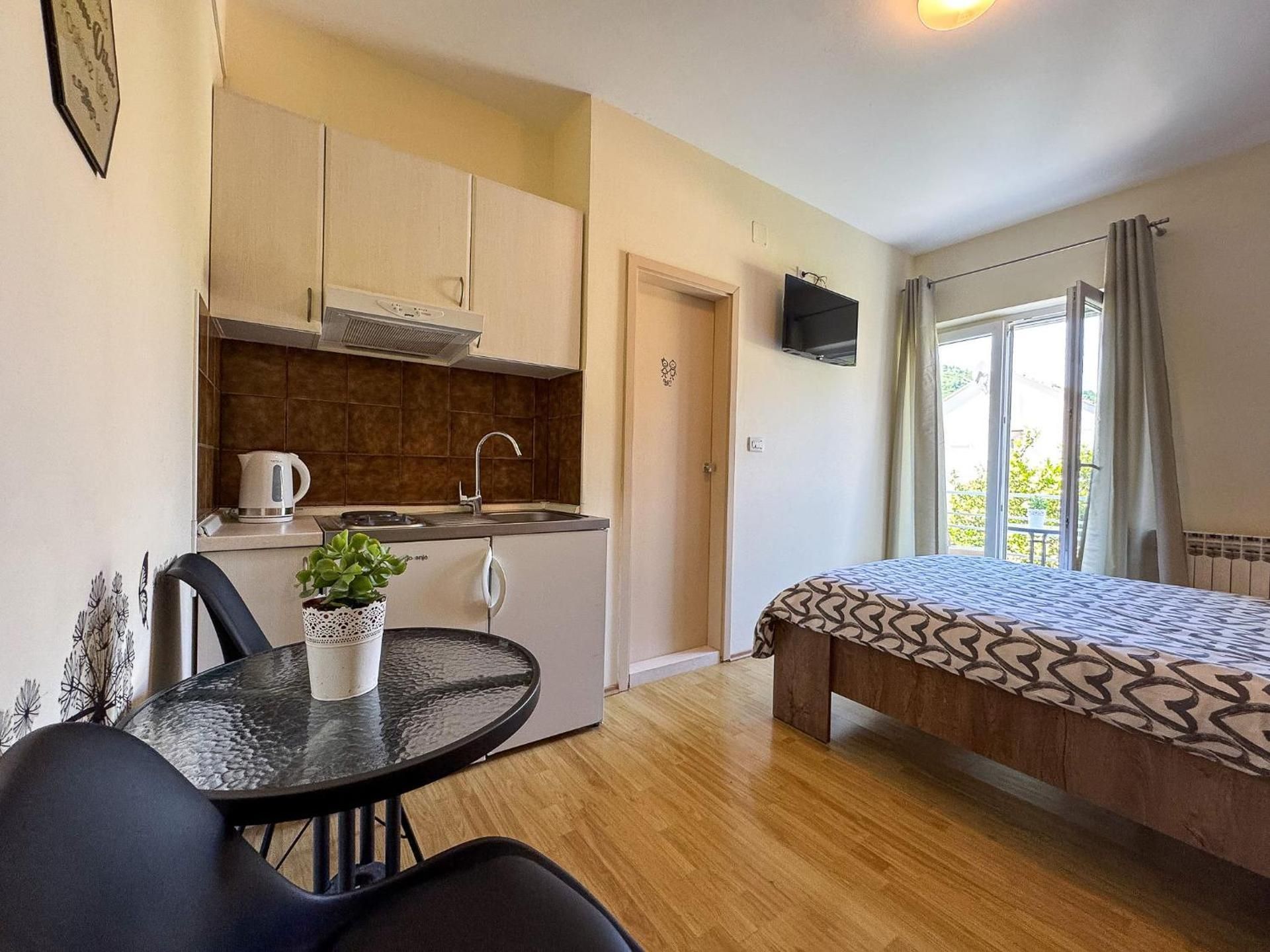 Studio with Balcony