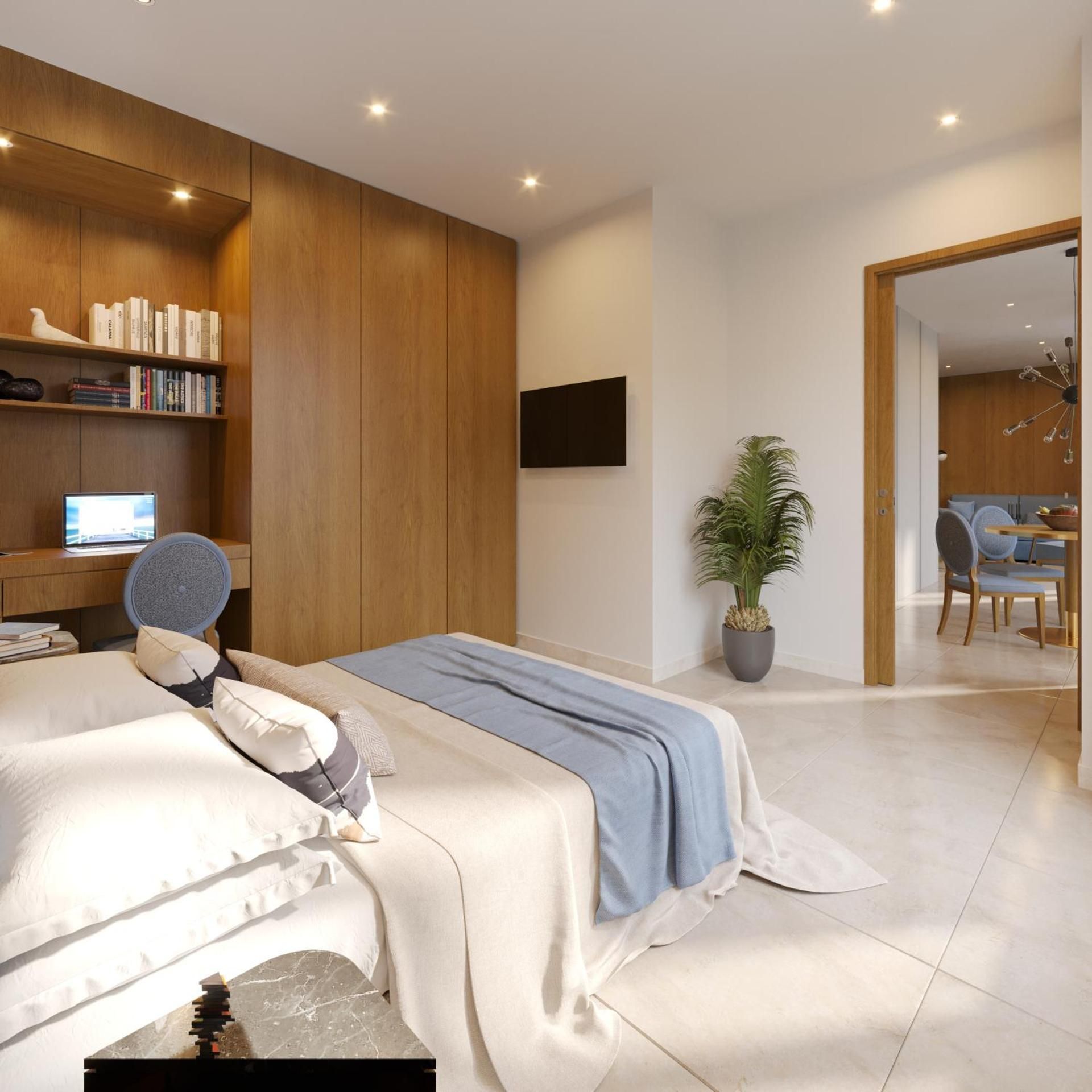 Apartment with City View