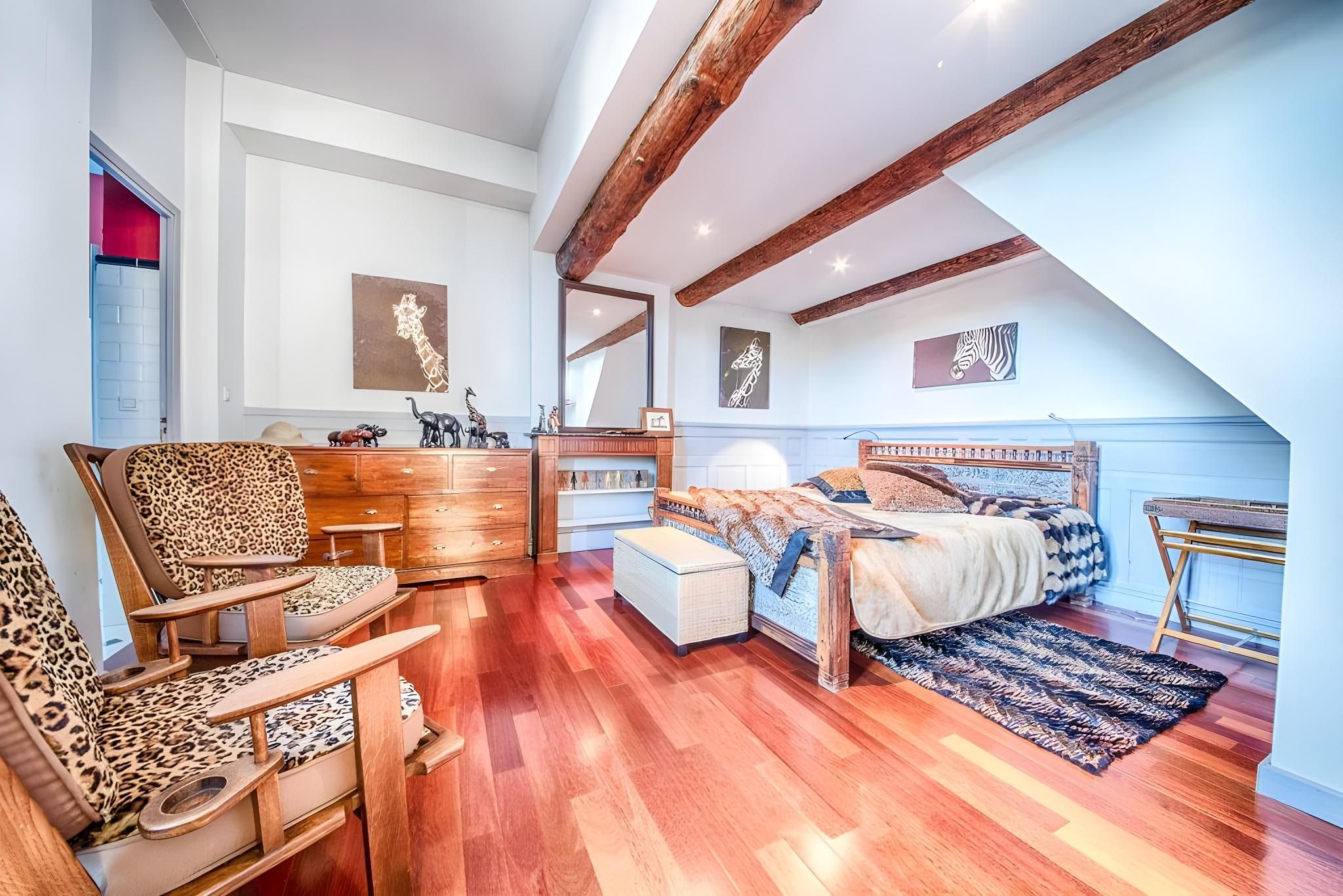 Appartement luxe 2x chambres doubles vue sur jardin