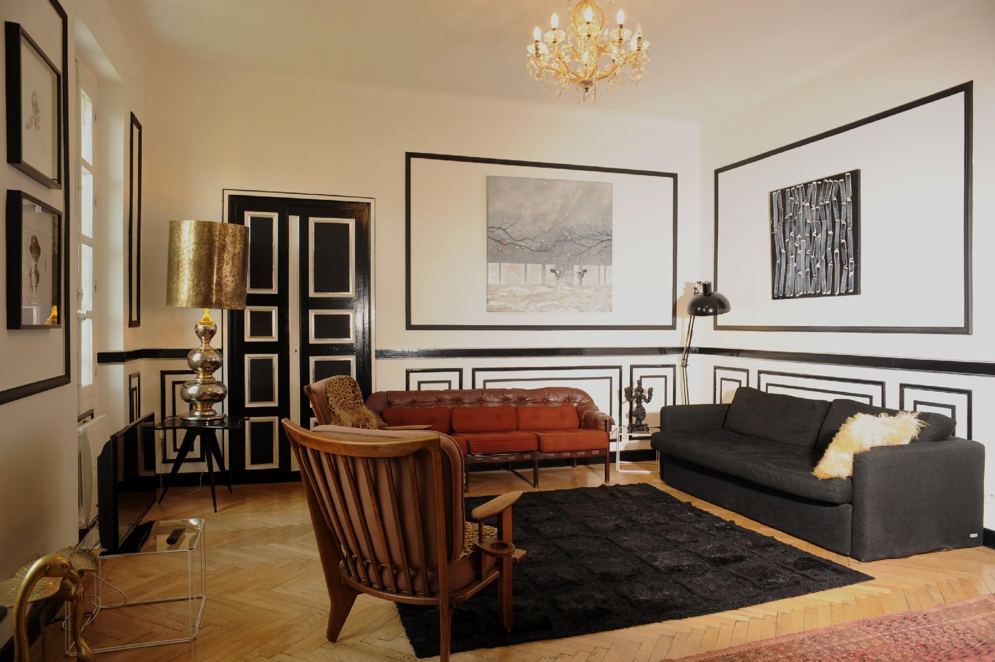 Appartement luxe duplex 3x chambres vue sur jardin