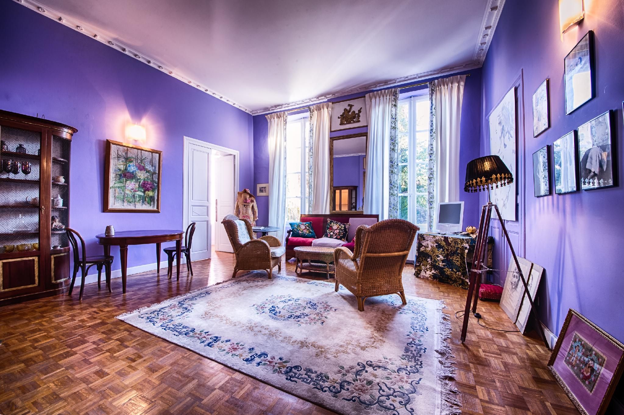 Appartement luxe 1x chambre double vue sur jardin