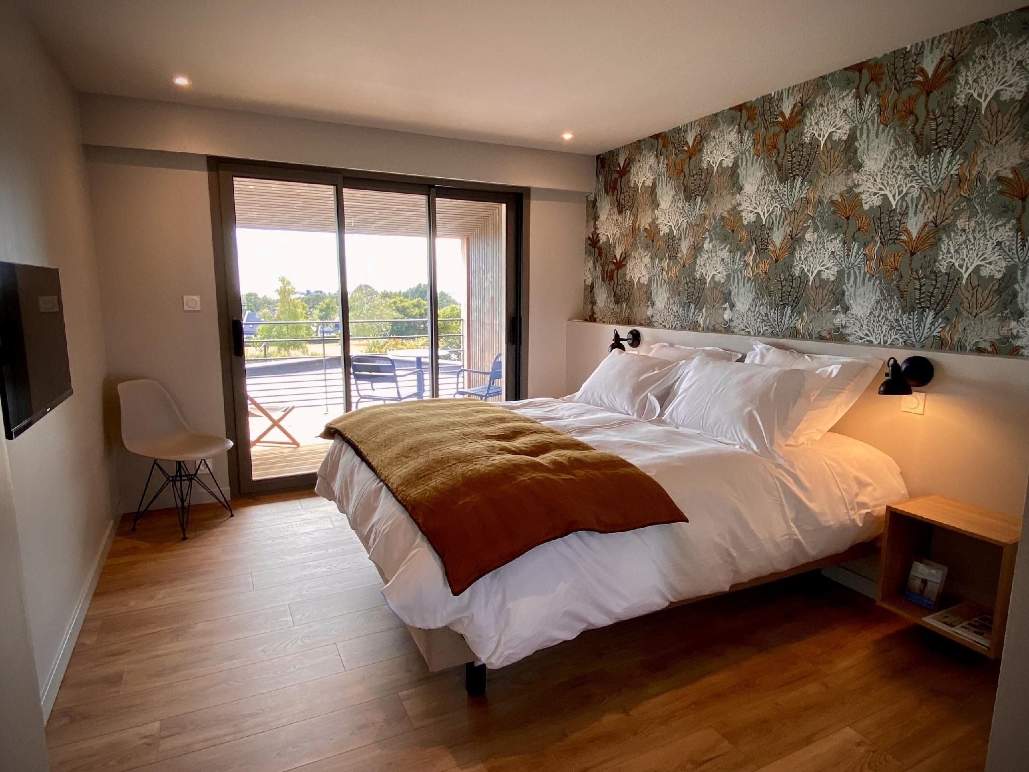 2 - Chambre Boëdic-Double-Salle de bain-Balcon