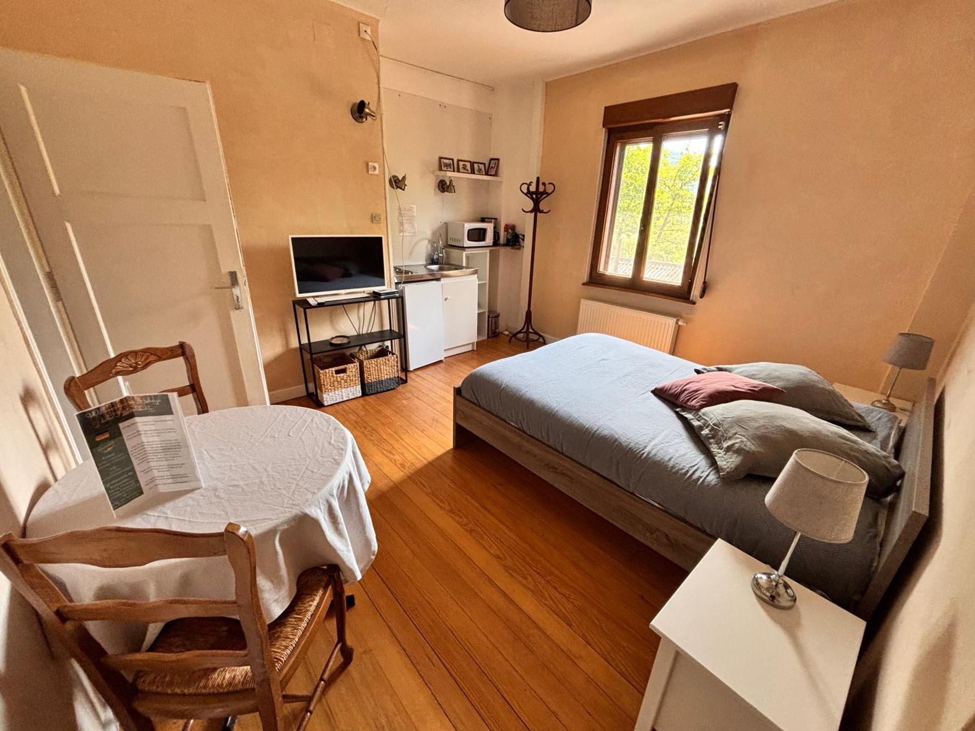 Chambre double dans Auberge Alsacienne Double Room with Garden View