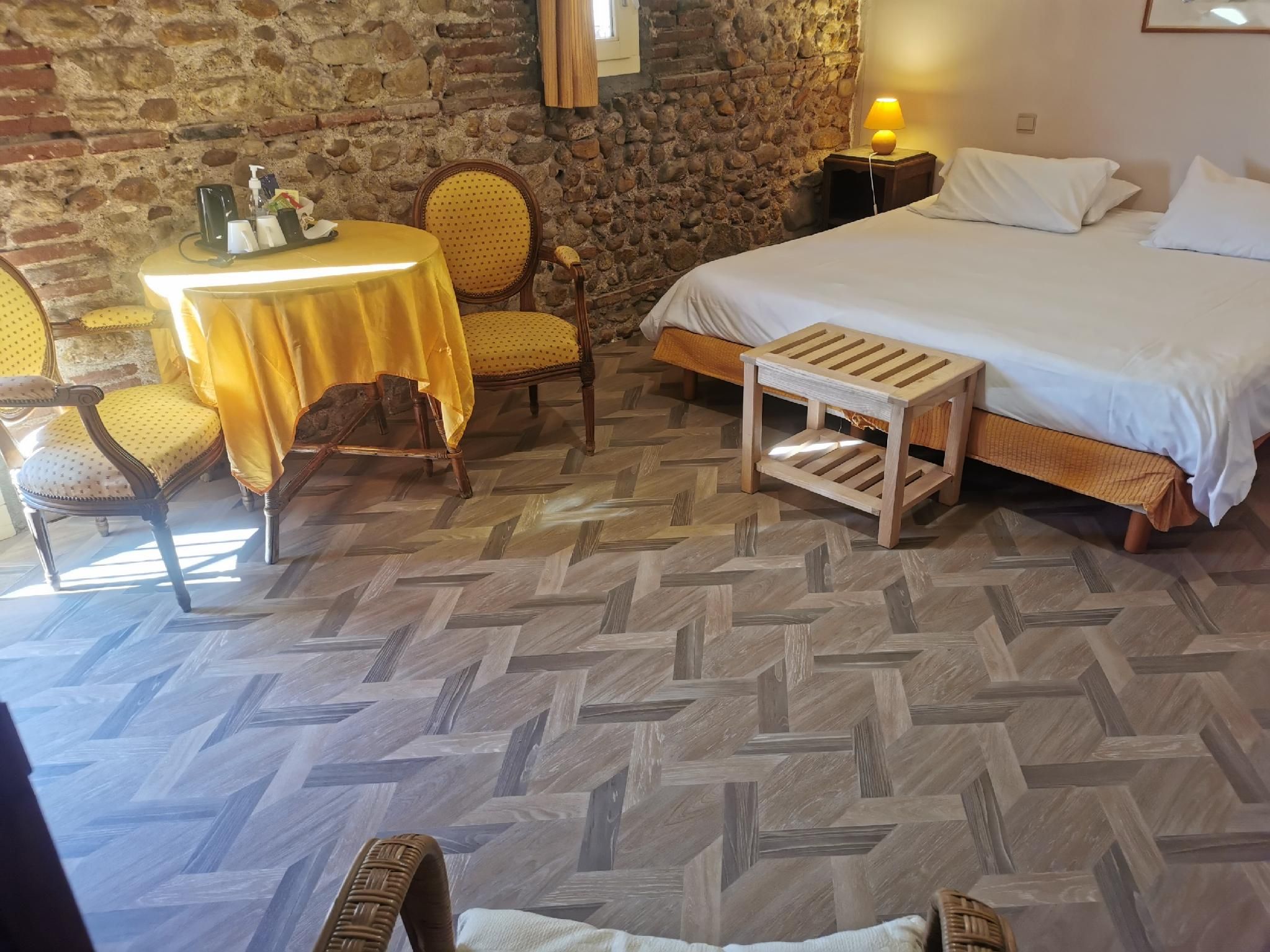 La chambre jaune-Double-Prestige-Salle de bain privée séparée-Vue sur Montagne