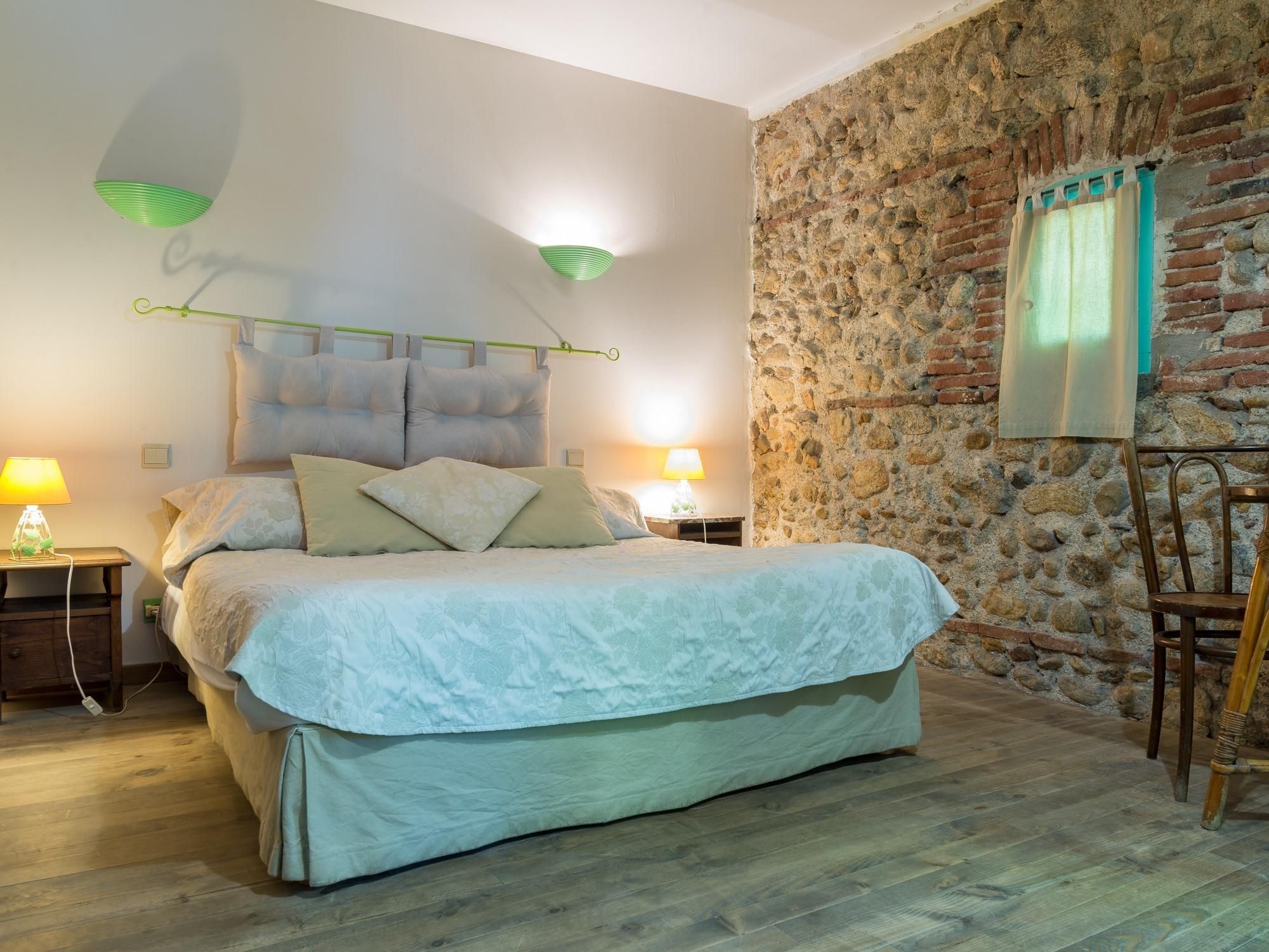 La chambre verte-Triple-Salle de bain privée séparée-Confort-Vue sur Jardin
