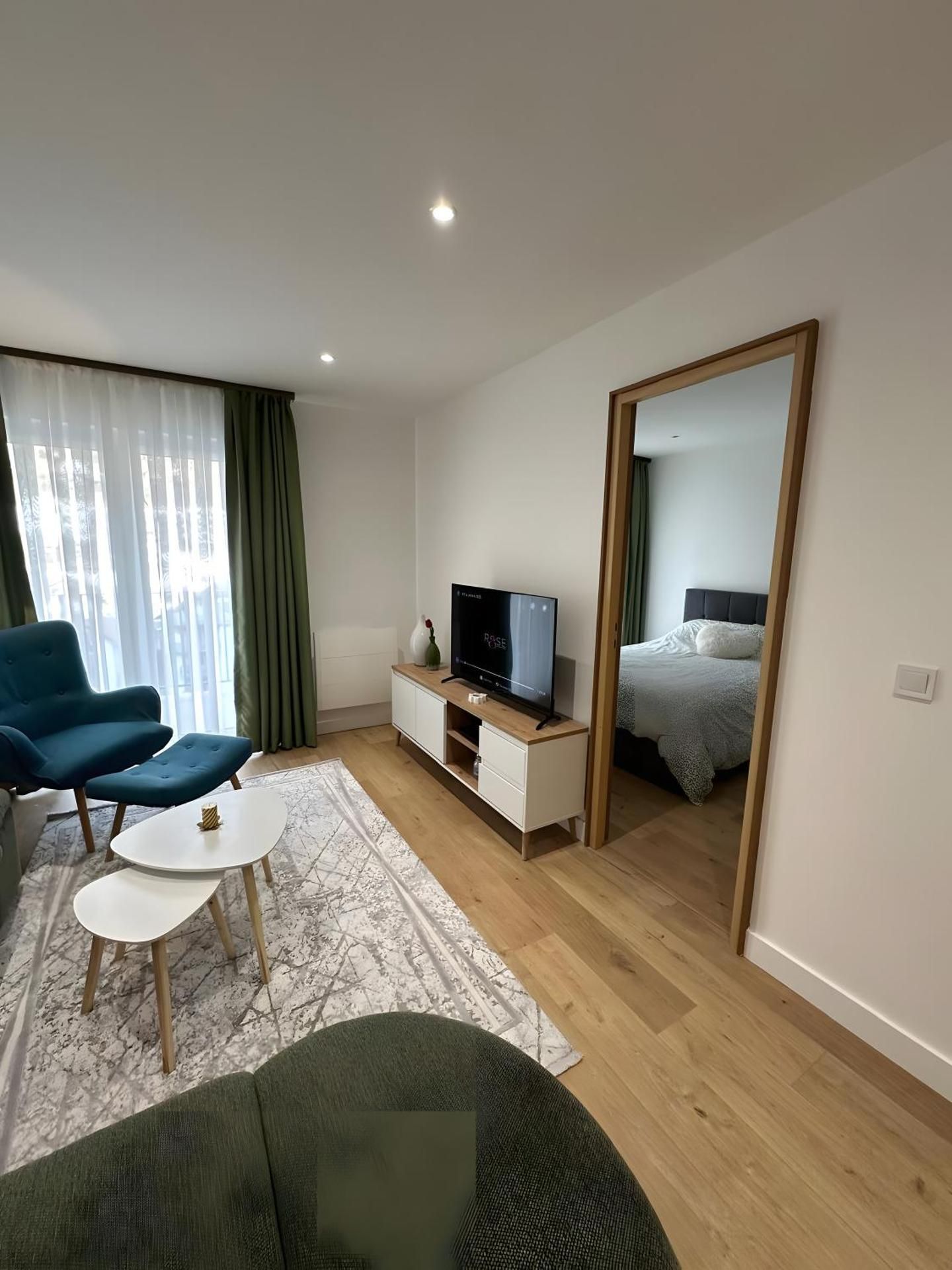 Three-Bedroom Premium Apartment with Balcony