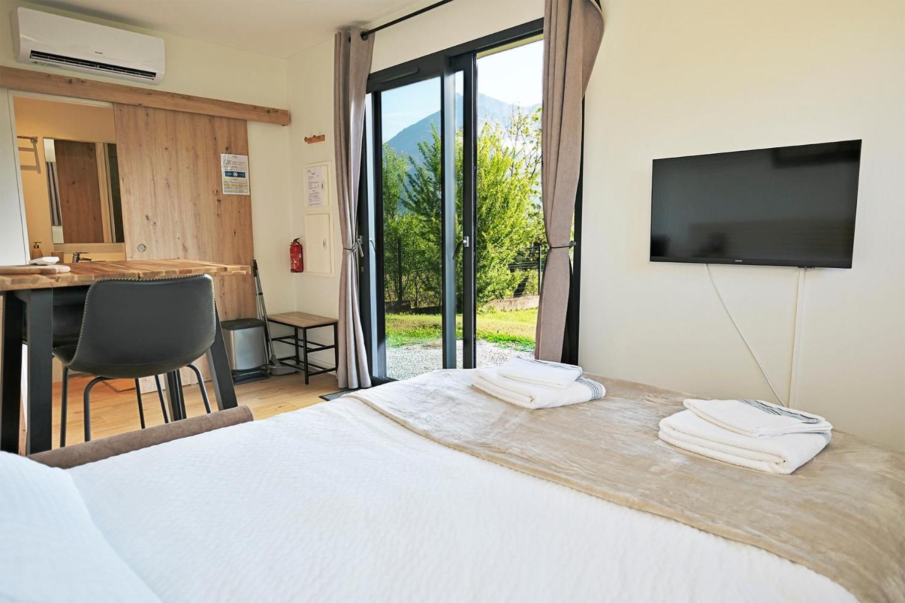Studio with Pool View