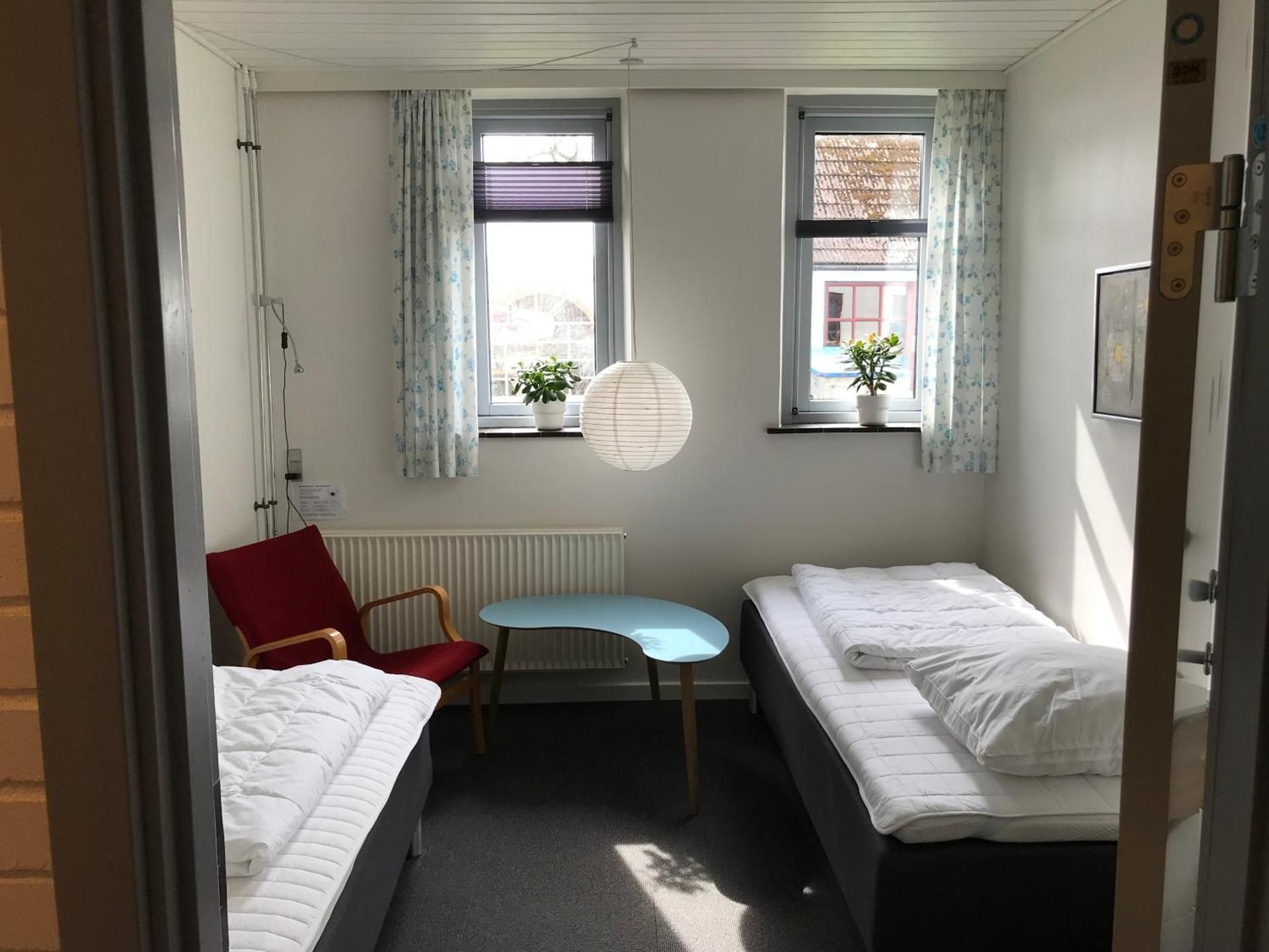 Small Twin Room with Shared Bathroom