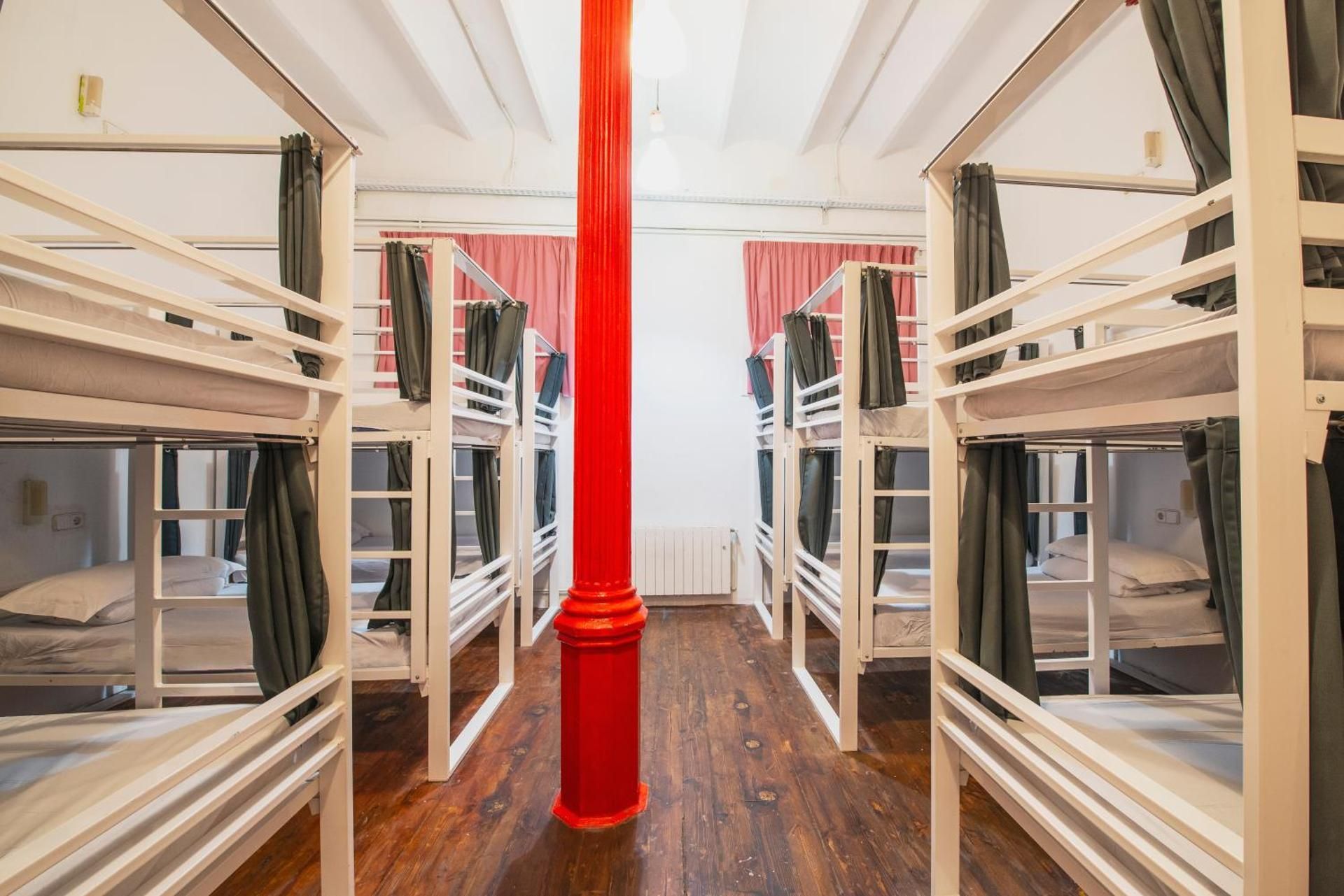Bed in 12-Bed Mixed Dorm Shared Bathroom