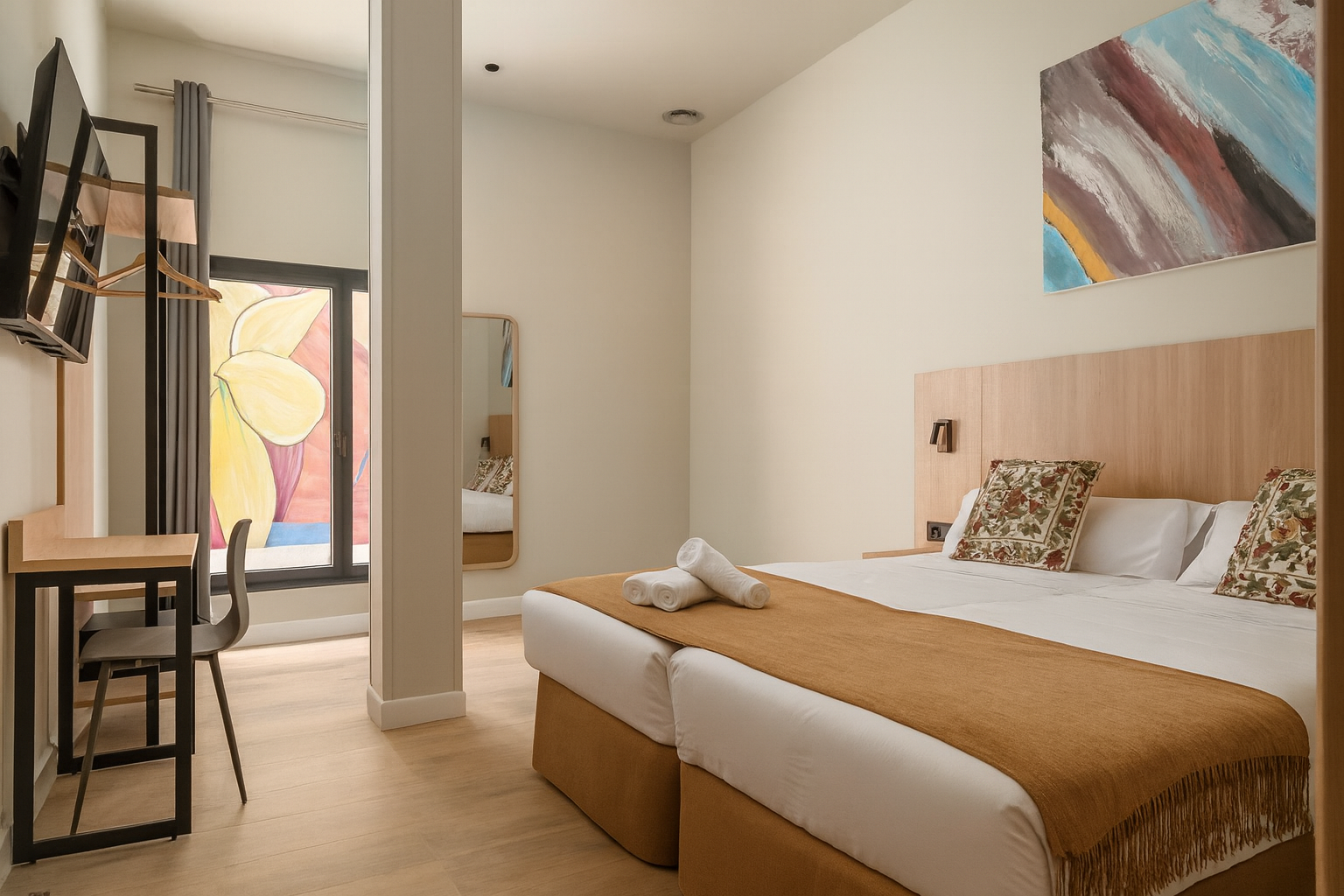 Double Single Room
