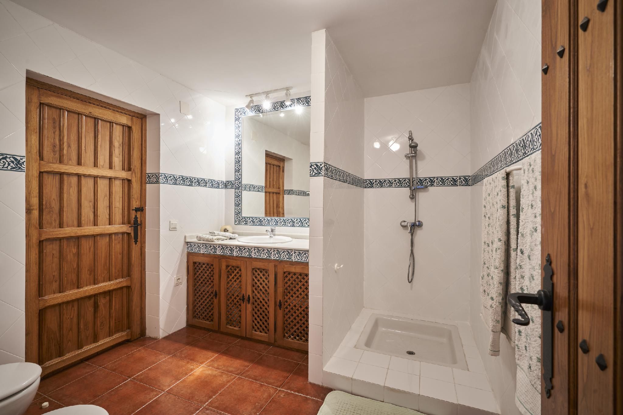 Casa-Rural-Baño en la habitacion-Vista al campo-Casa Rural