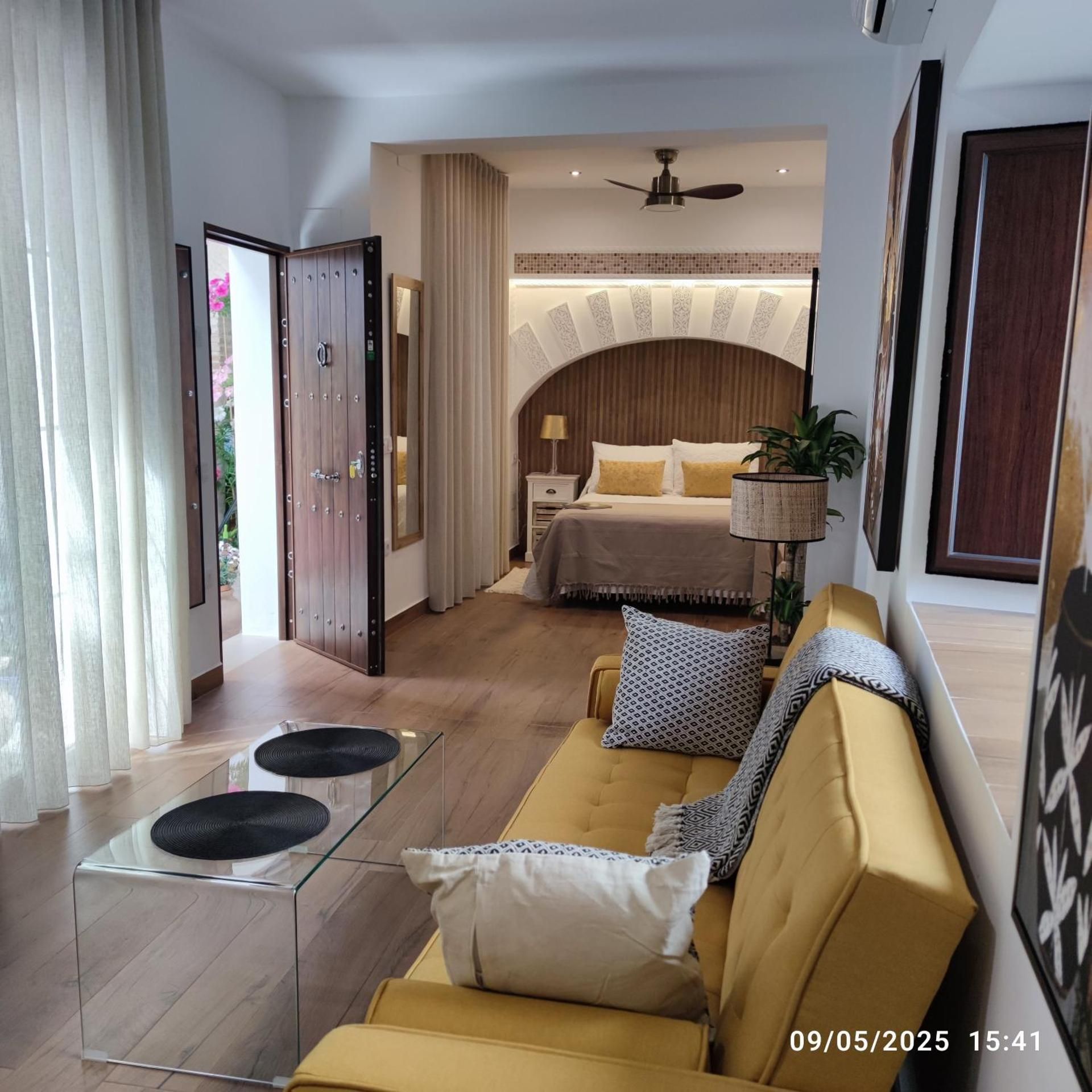 Deluxe One-Bedroom Apartment with Garden View